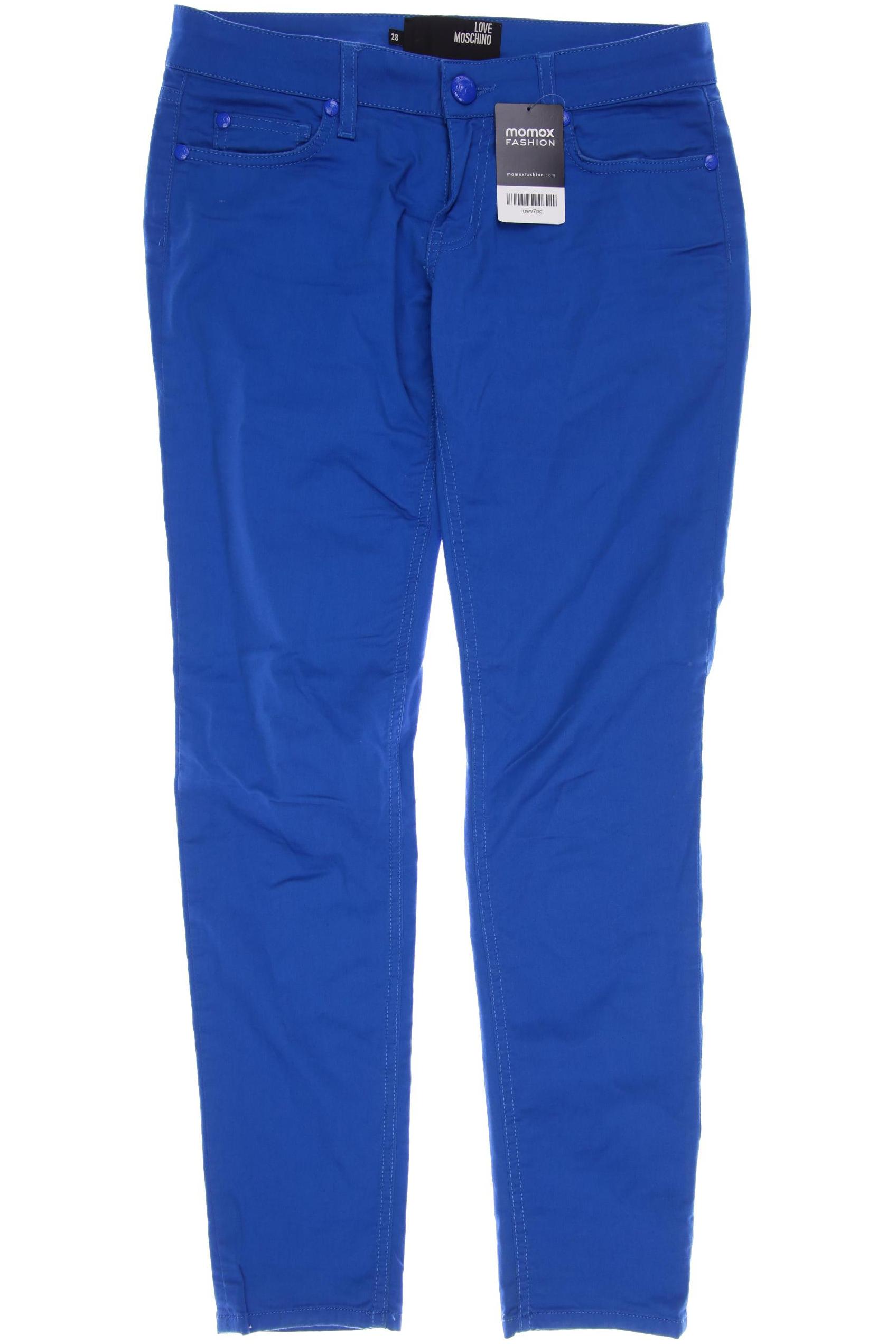 

LOVE MOSCHINO Damen Stoffhose, blau