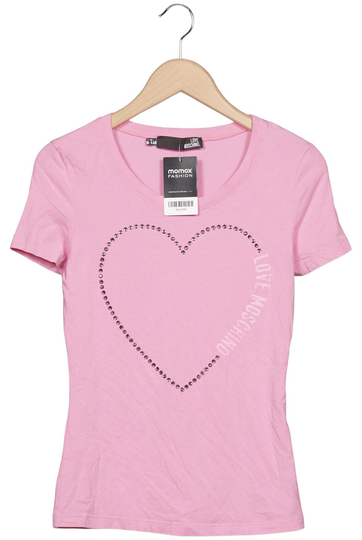 

Love Moschino Damen T-Shirt, pink, Gr. 36