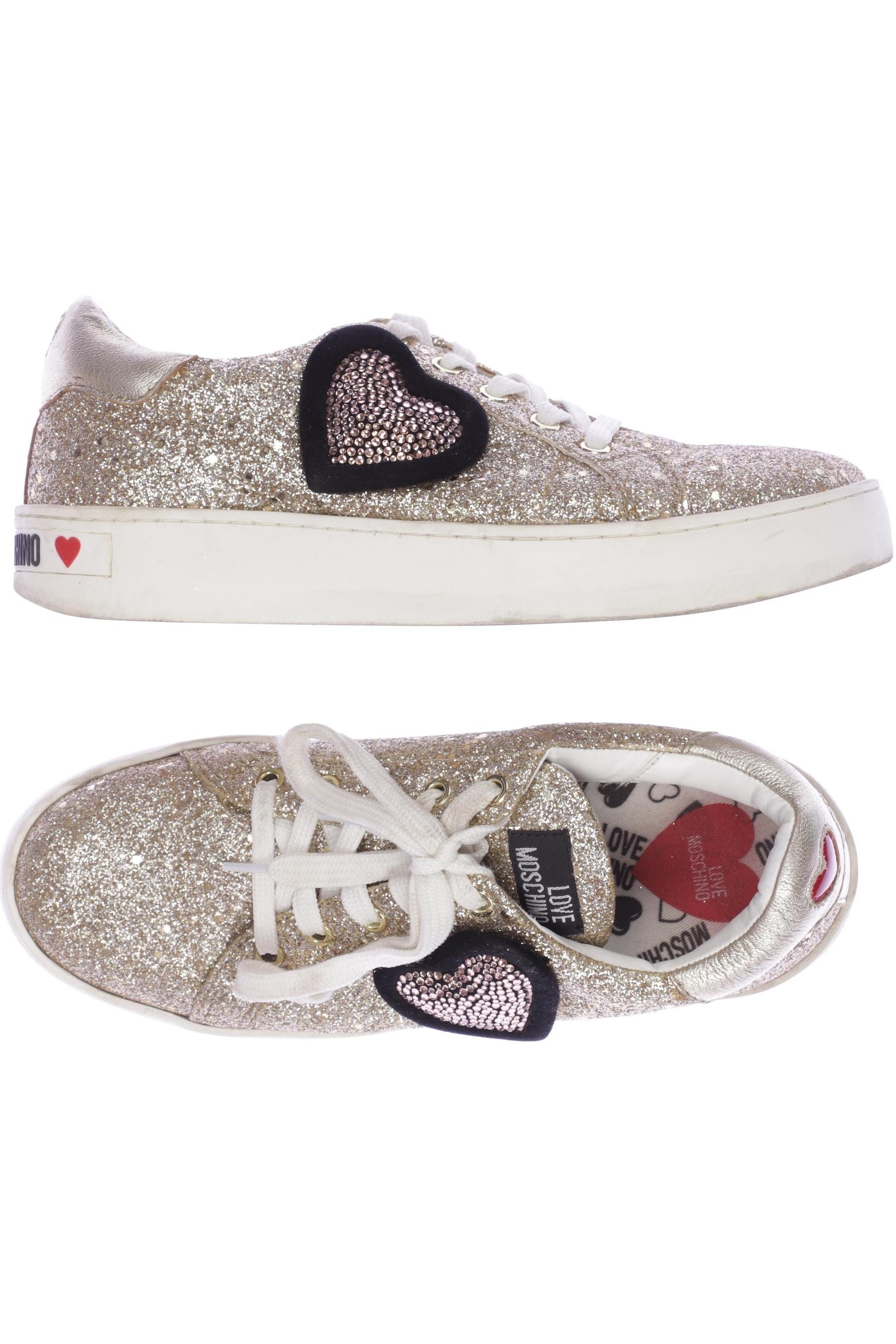 

Love Moschino Damen Sneakers, gold, Gr. 40