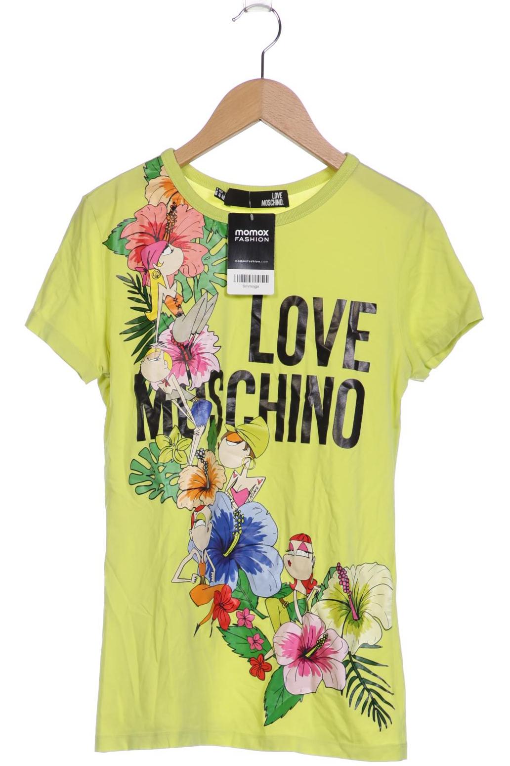 

Love Moschino Damen T-Shirt, gelb, Gr. 36