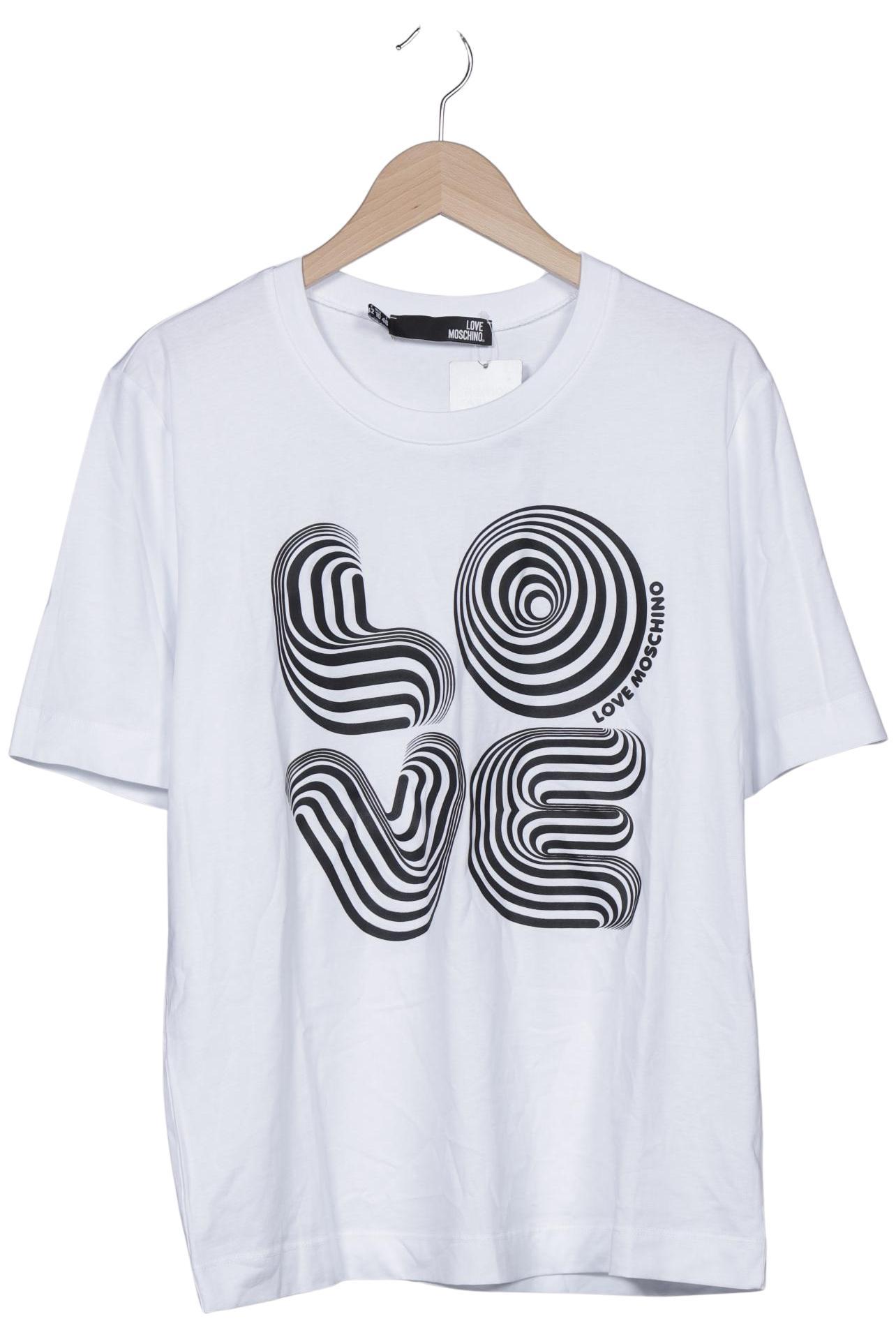 

Love Moschino Damen T-Shirt, weiß, Gr. 40