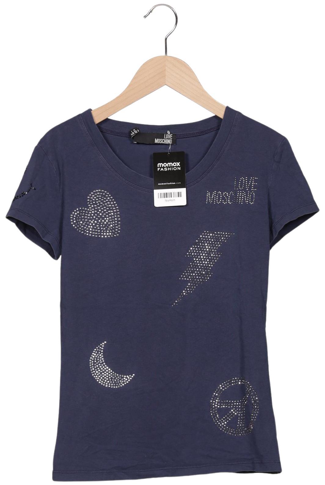 

Love Moschino Damen T-Shirt, marineblau, Gr. 40