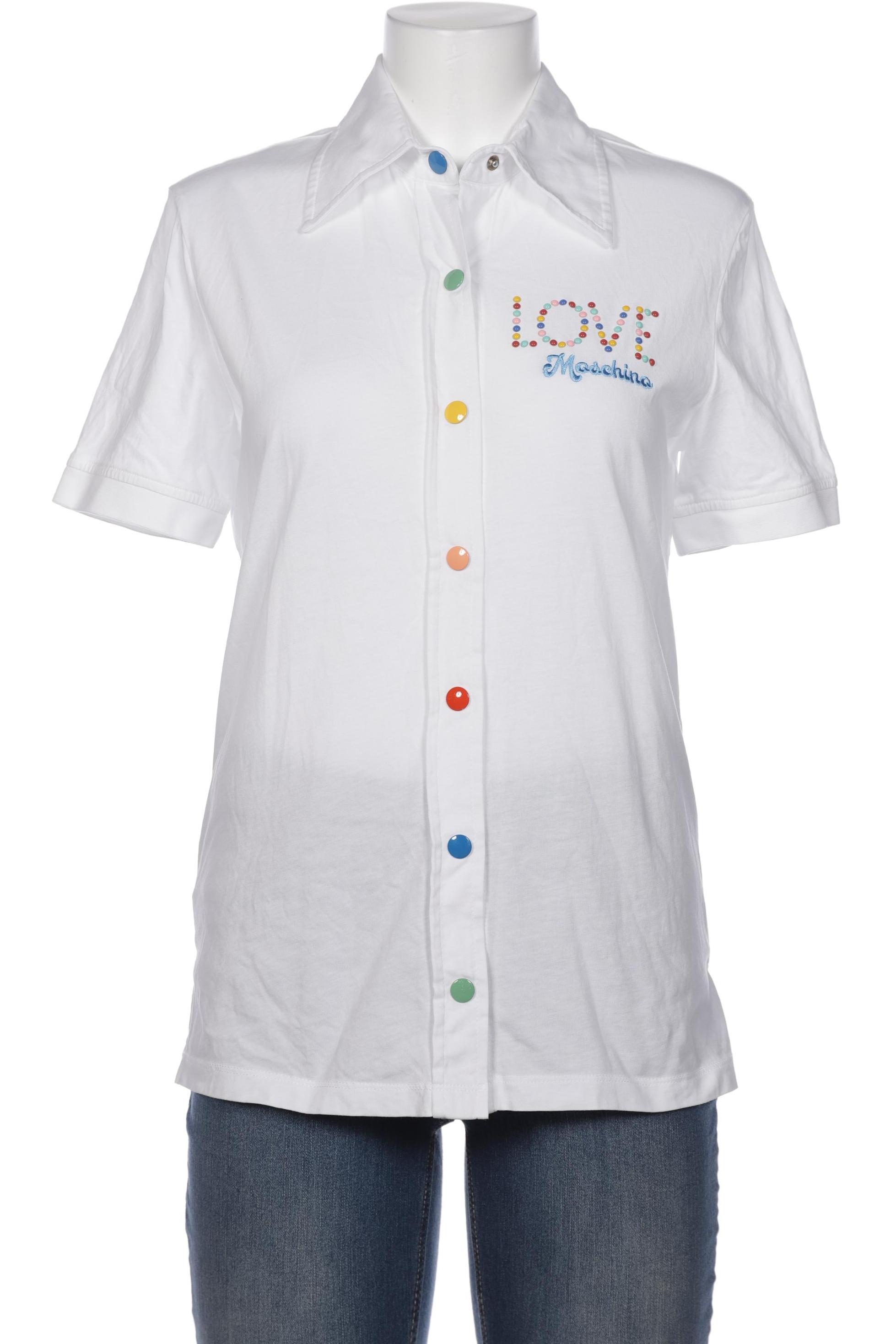 

Love Moschino Damen Bluse, weiß, Gr. 38