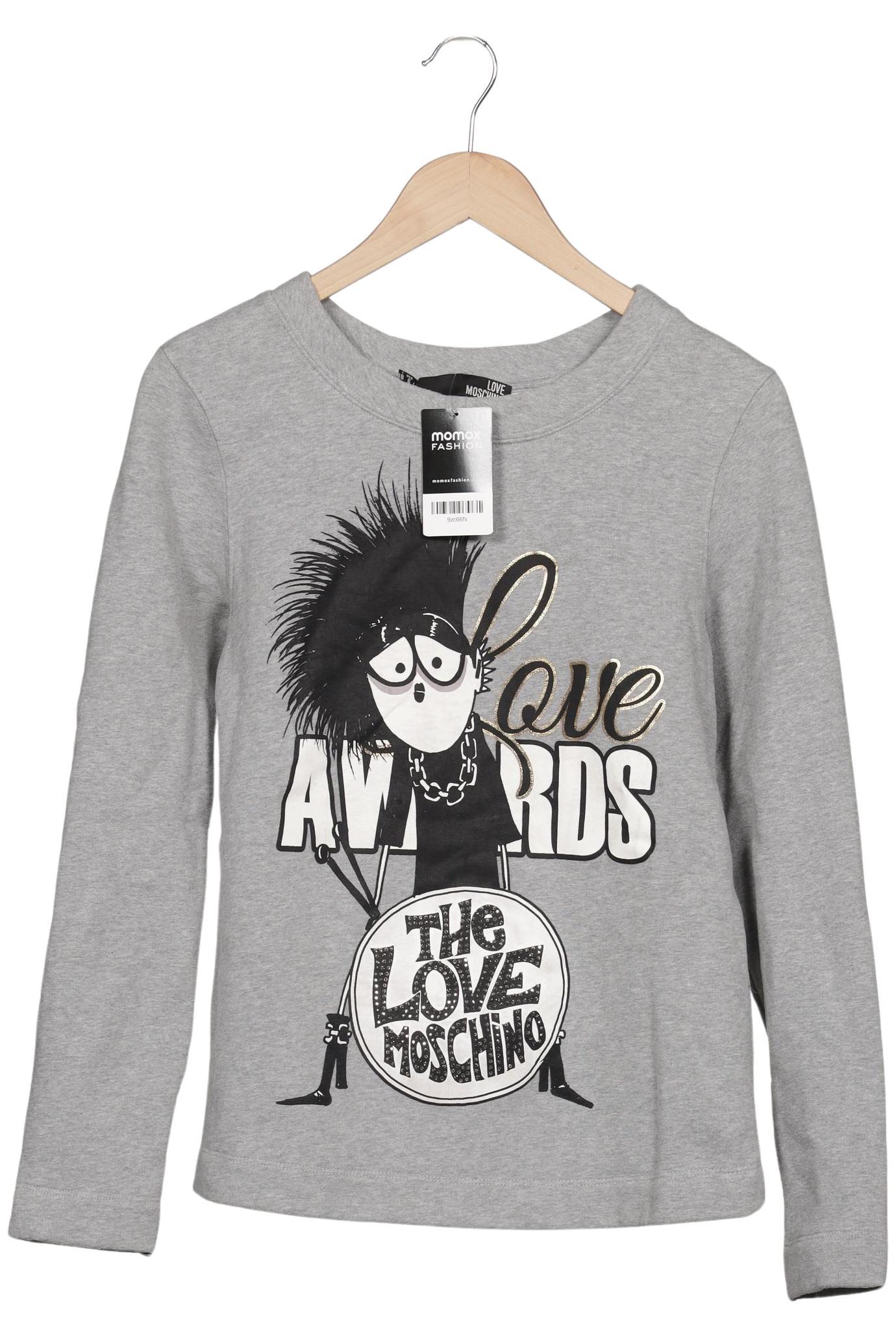 

Love Moschino Damen Sweatshirt, grau, Gr. 38