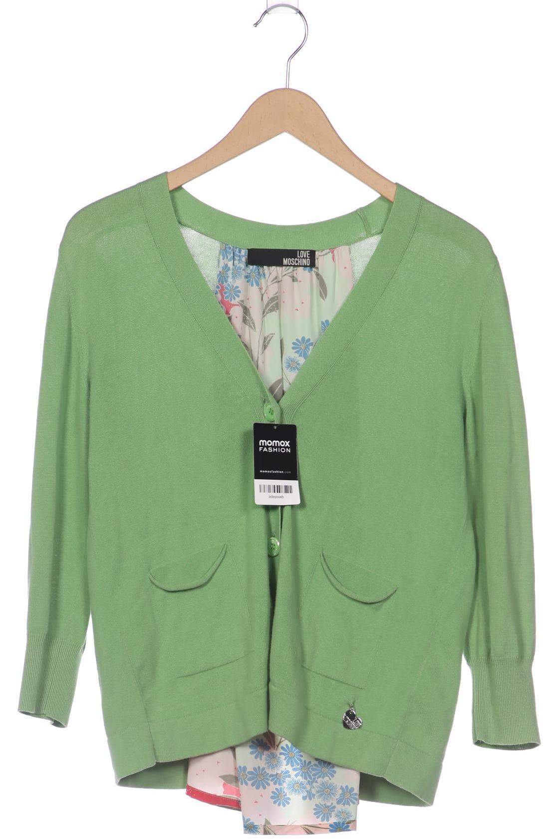 

Love Moschino Damen Strickjacke, türkis, Gr. 38
