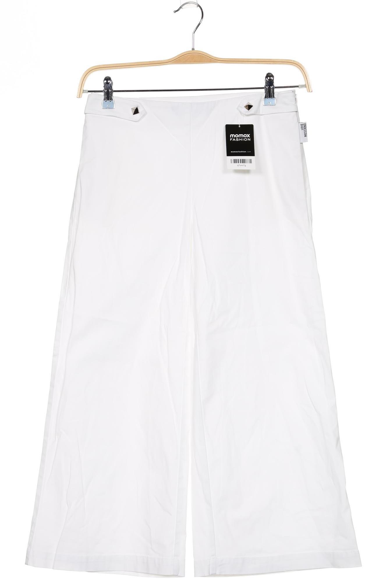 

LOVE MOSCHINO Damen Stoffhose, weiß