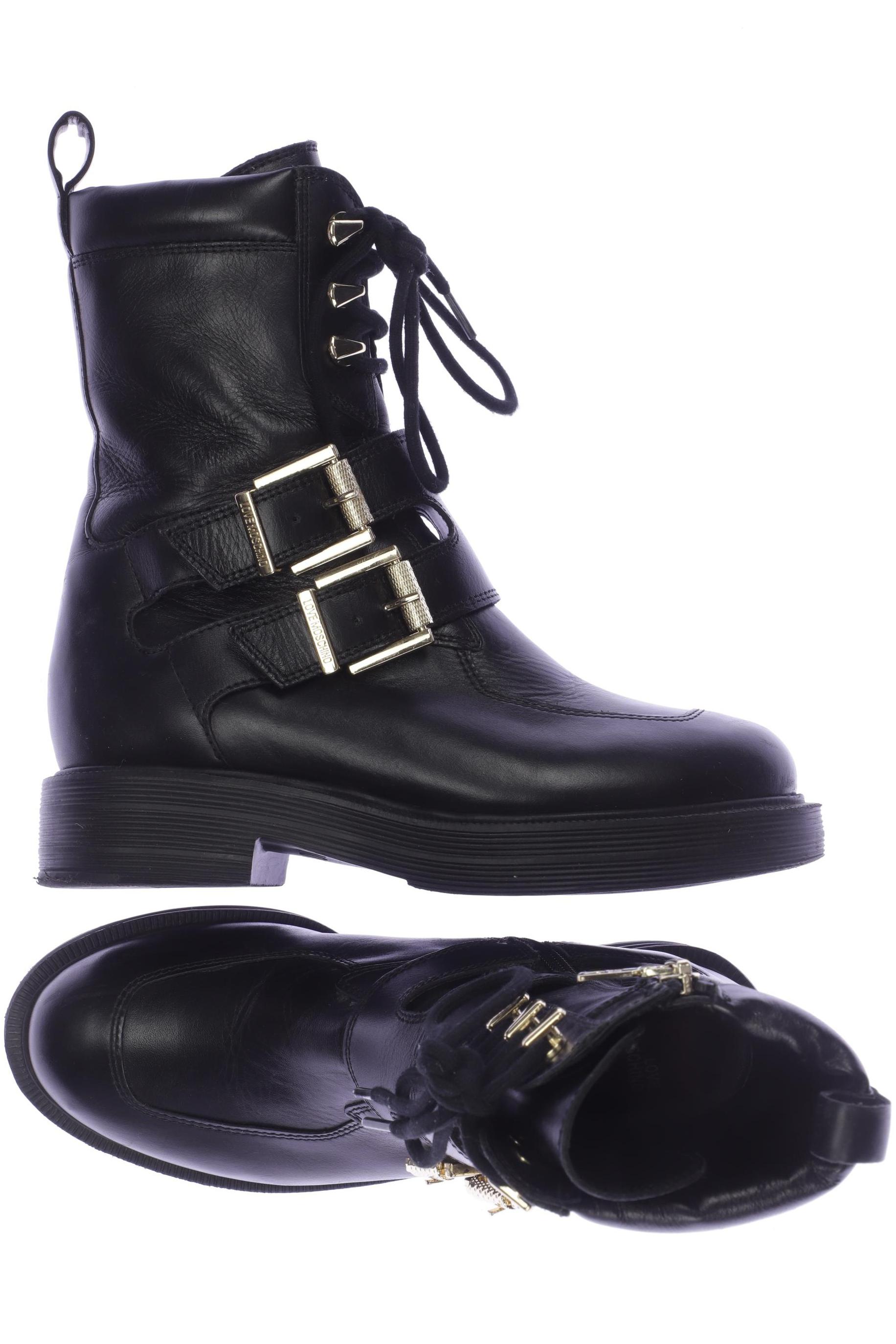 

LOVE MOSCHINO Damen Stiefelette, schwarz
