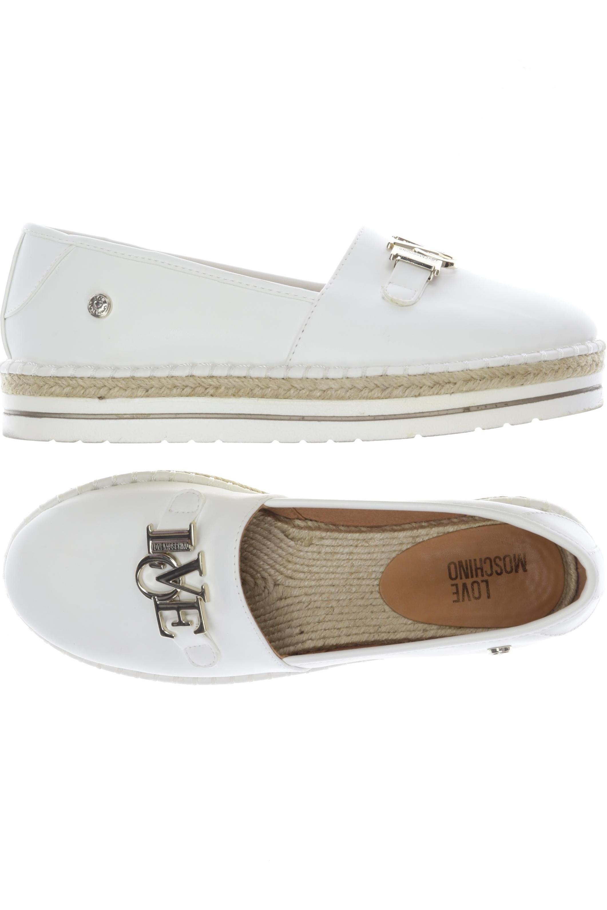 

Love Moschino Damen Halbschuh, weiß, Gr. 38