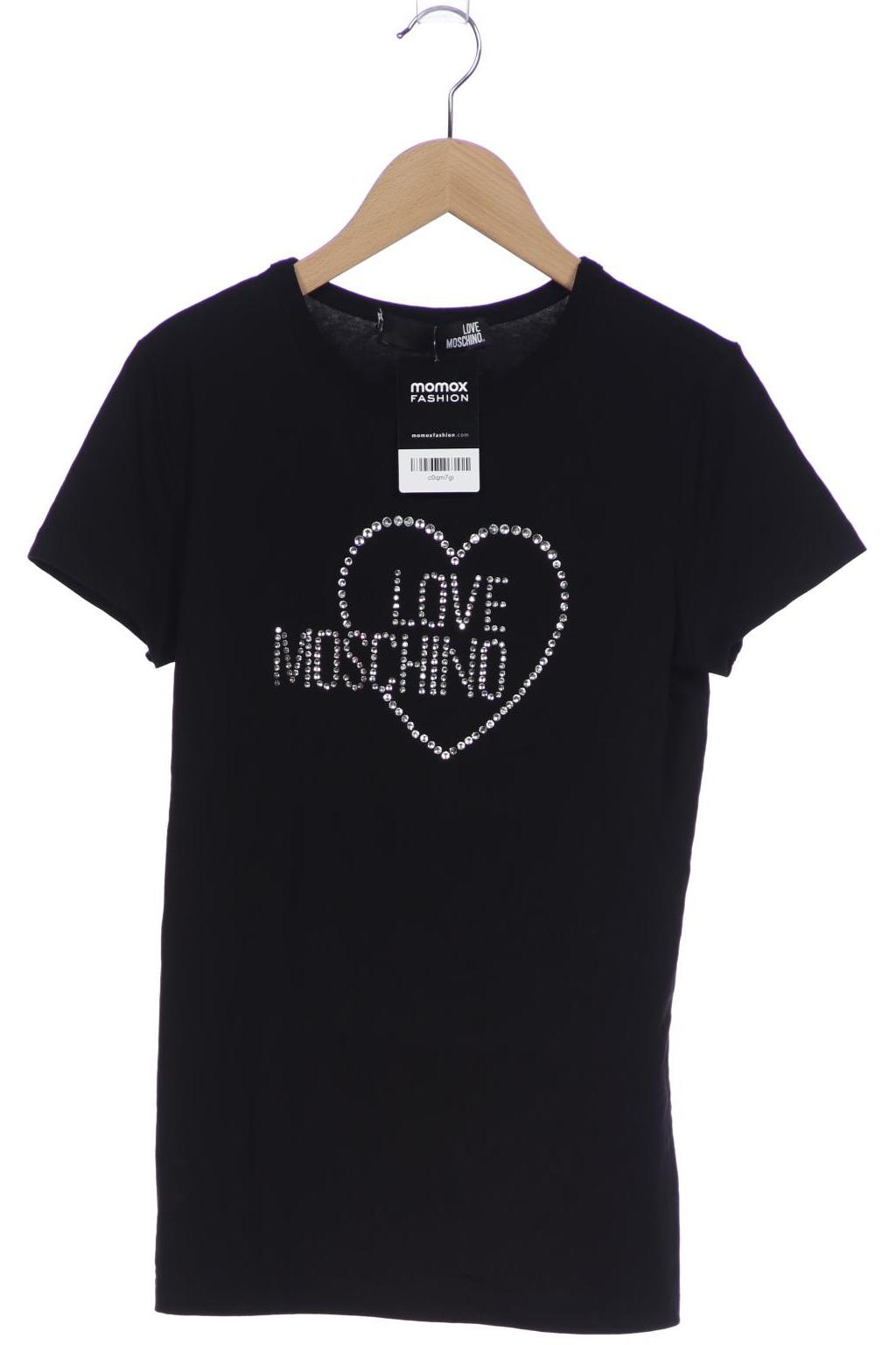 

Love Moschino Damen T-Shirt, schwarz, Gr. 36