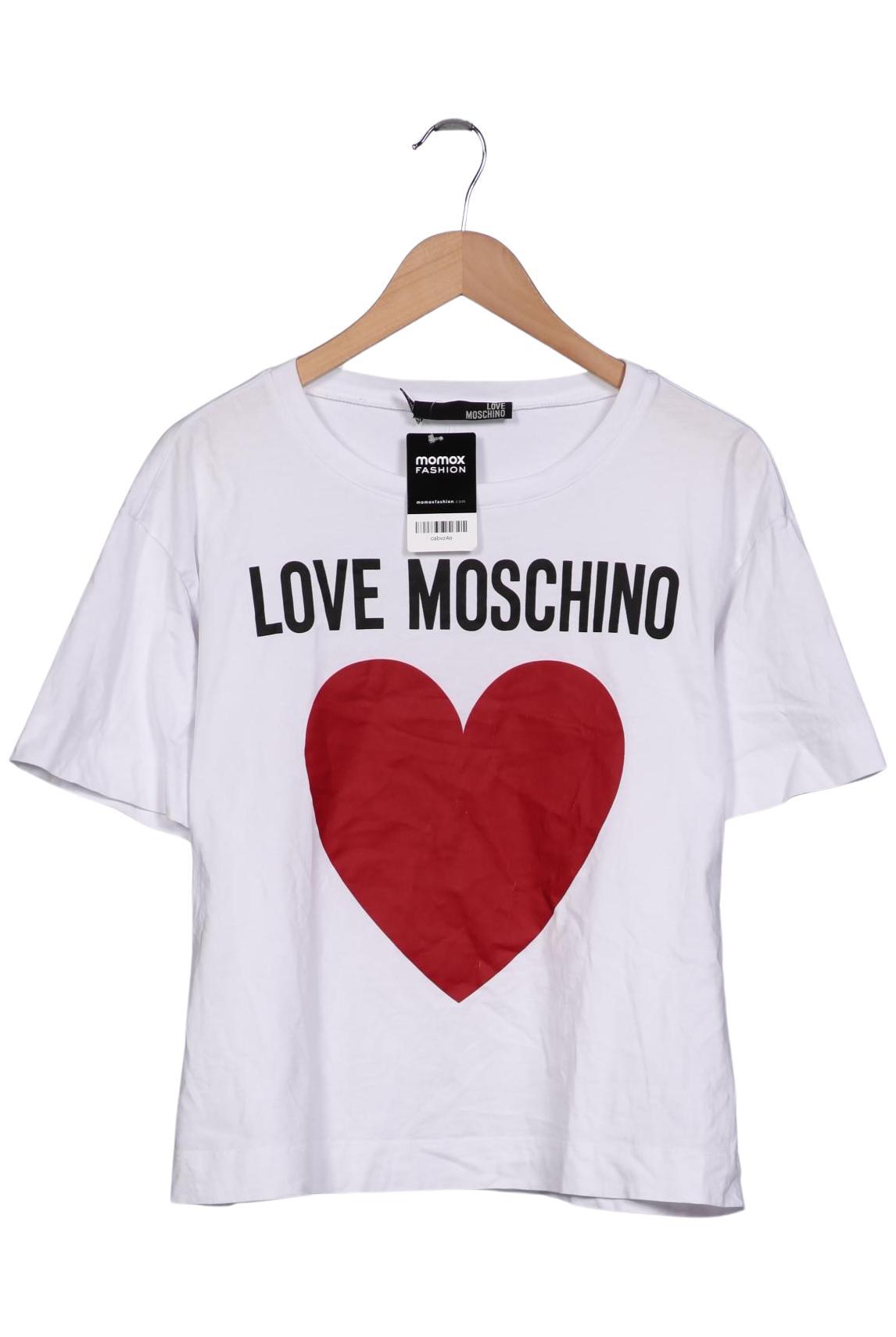 

Love Moschino Damen T-Shirt, weiß, Gr. 38