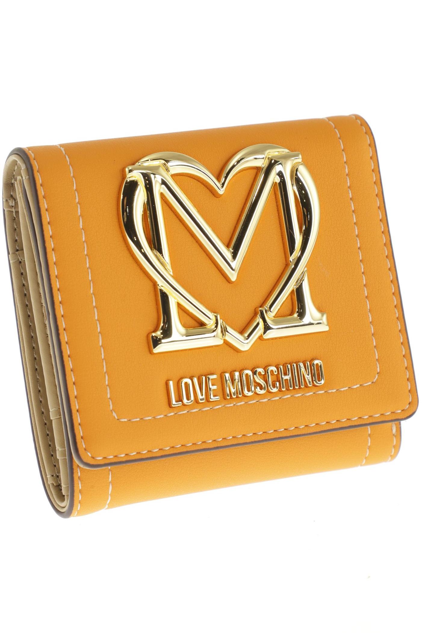 

Love Moschino Damen Portemonnaie, orange, Gr.