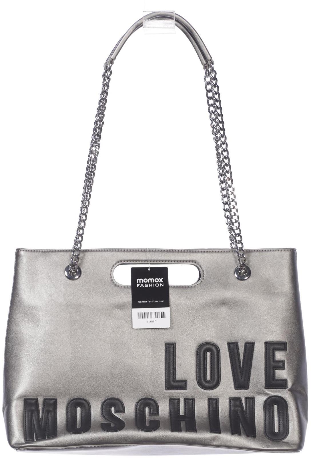 

Love Moschino Damen Handtasche, silber, Gr.