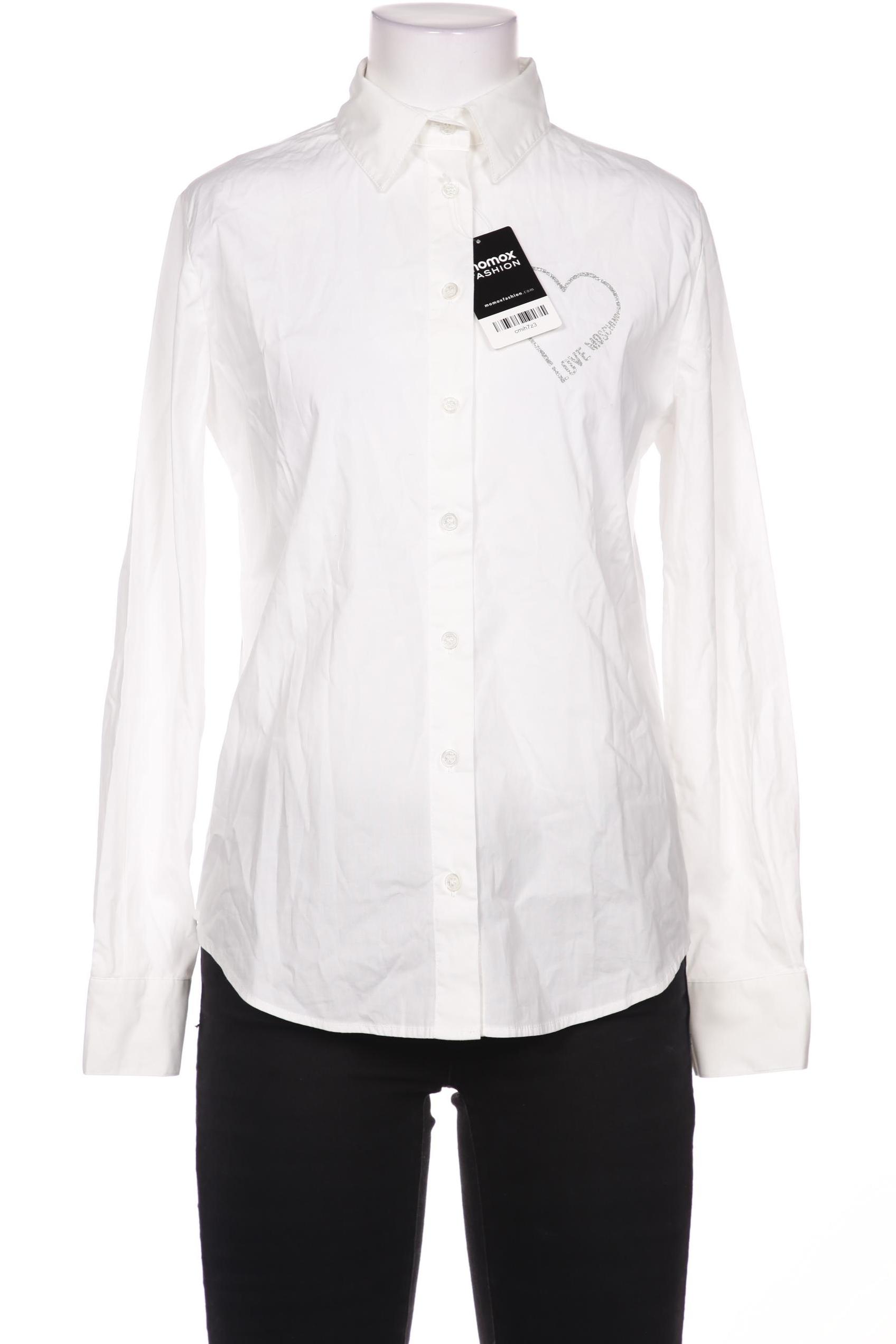 

Love Moschino Damen Bluse, weiß, Gr. 36