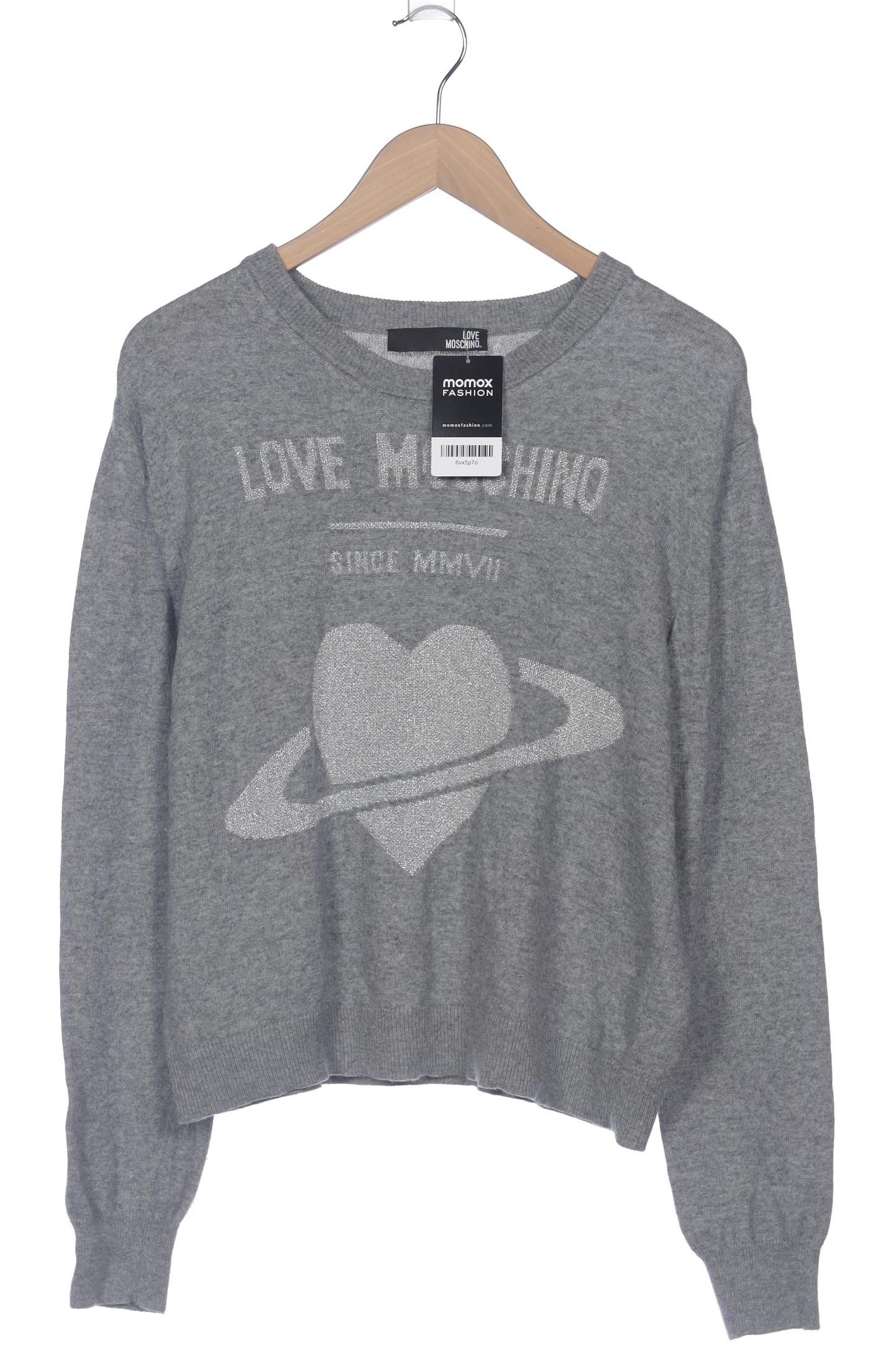 

Love Moschino Damen Pullover, grau, Gr. 42