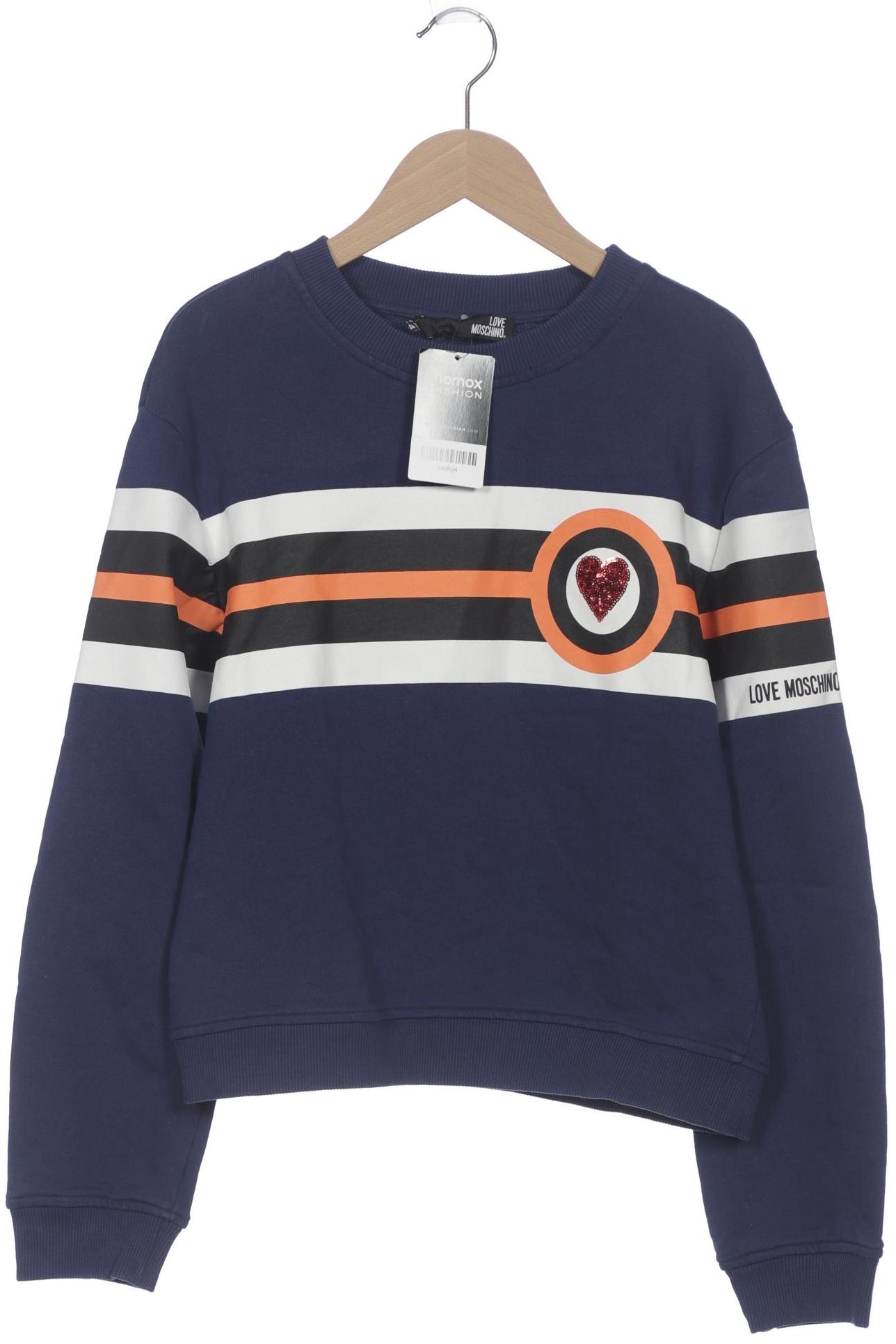 

Love Moschino Damen Sweatshirt, marineblau, Gr. 34