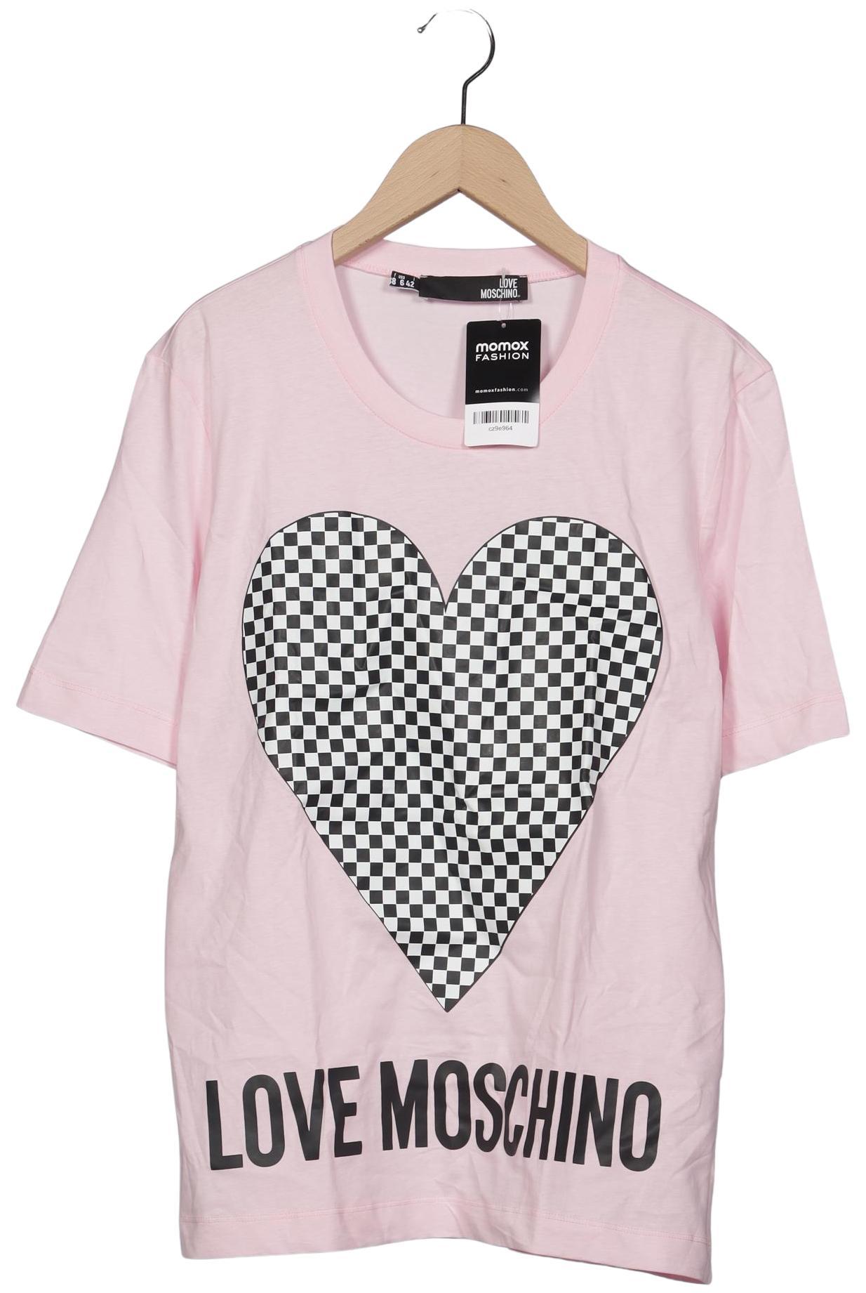 

Love Moschino Damen T-Shirt, pink, Gr. 38