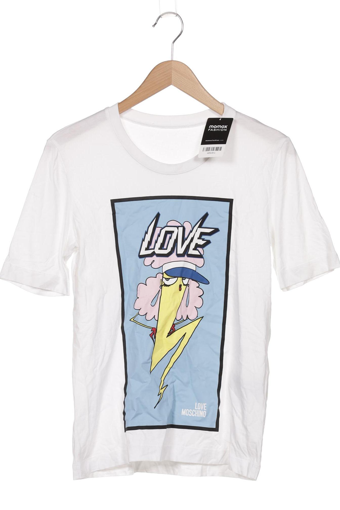 

Love Moschino Damen T-Shirt, weiß, Gr. 38