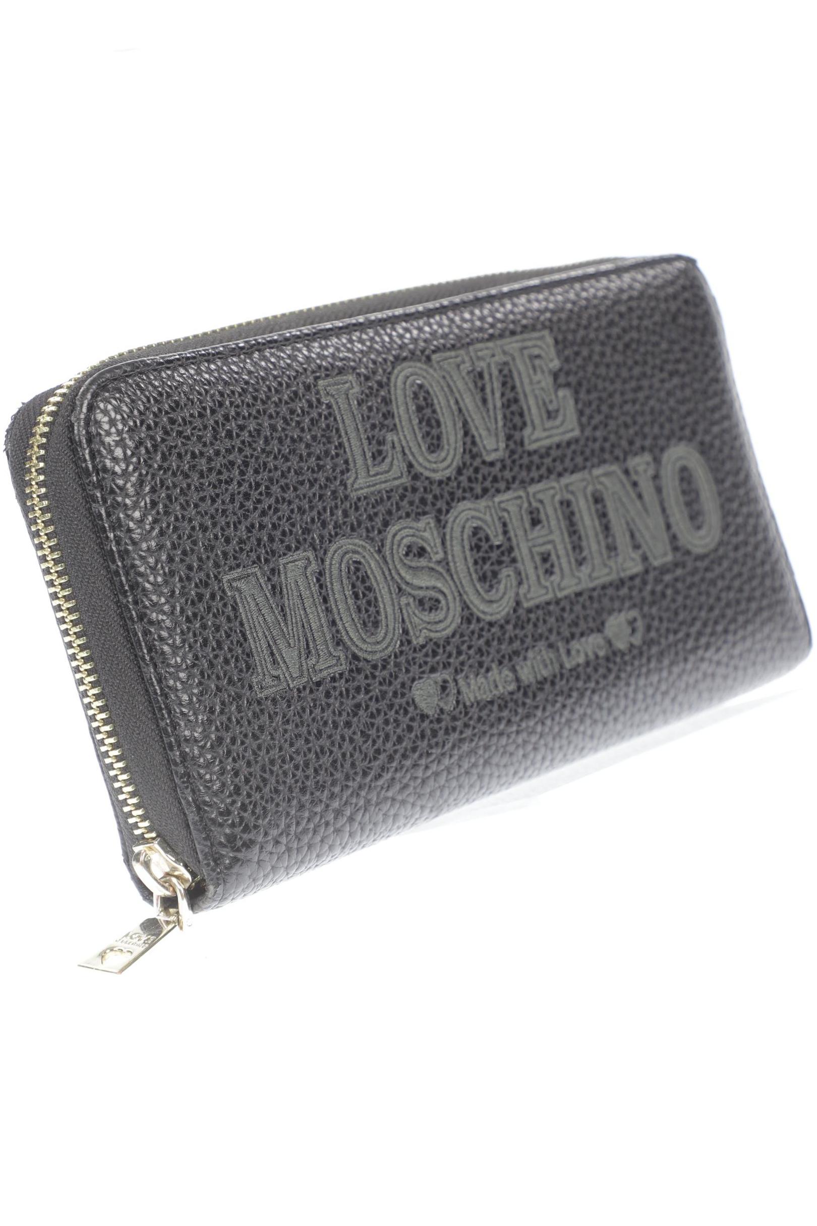 

Love Moschino Damen Portemonnaie, schwarz, Gr.