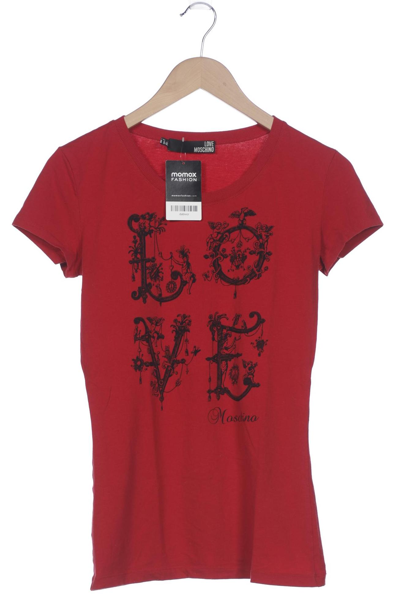 

Love Moschino Damen T-Shirt, rot, Gr. 38