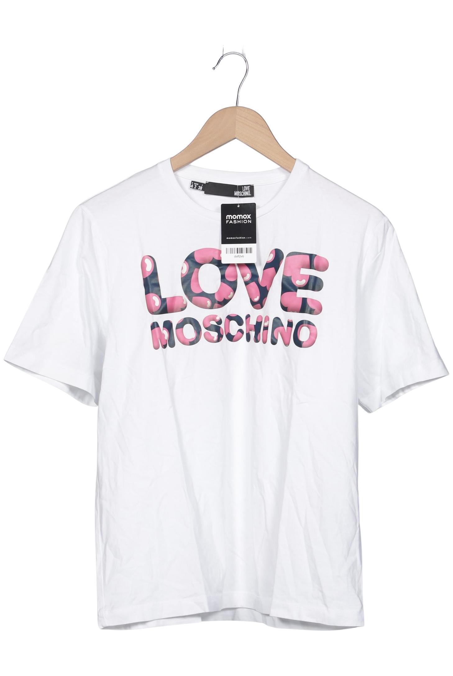 

Love Moschino Damen T-Shirt, weiß, Gr. 32