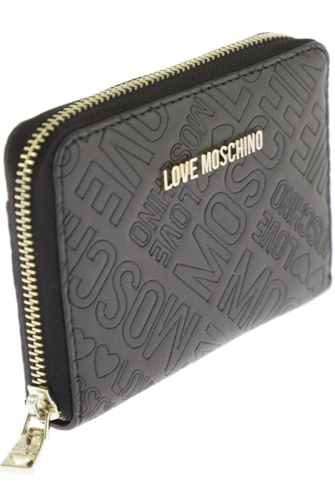 

Love Moschino Damen Portemonnaie, schwarz, Gr.