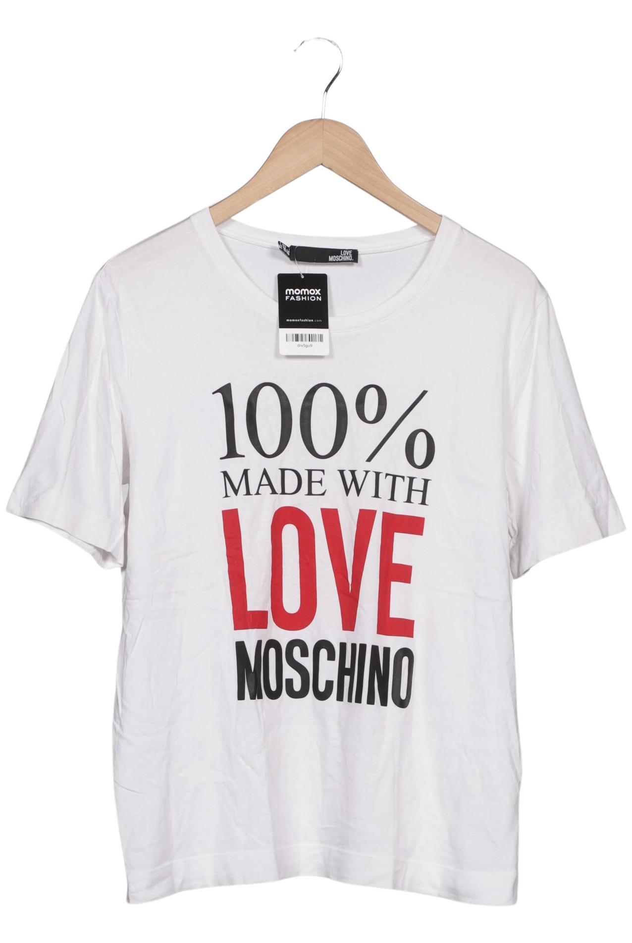 

Love Moschino Damen T-Shirt, weiß, Gr. 42