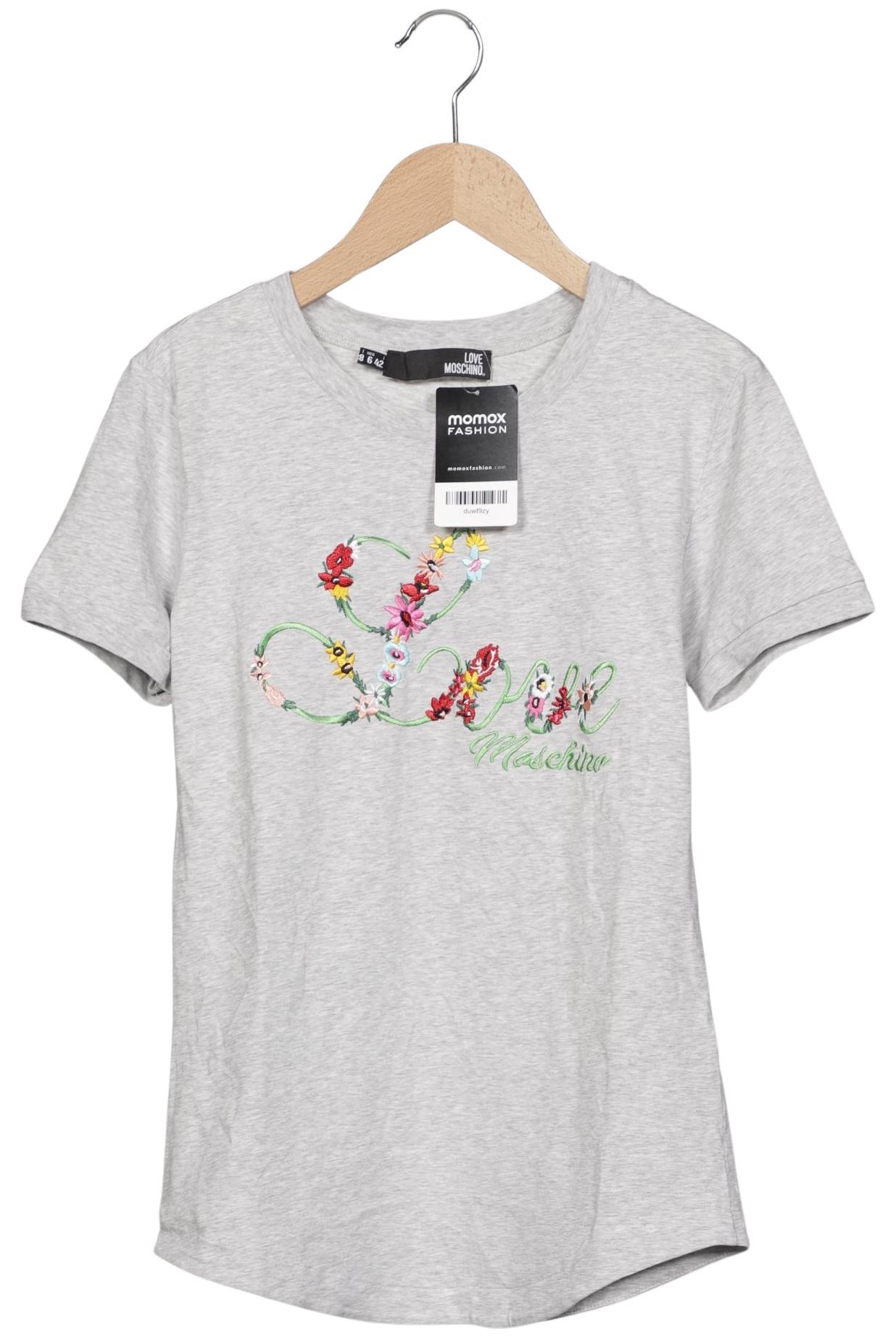 

Love Moschino Damen T-Shirt, grau, Gr. 38