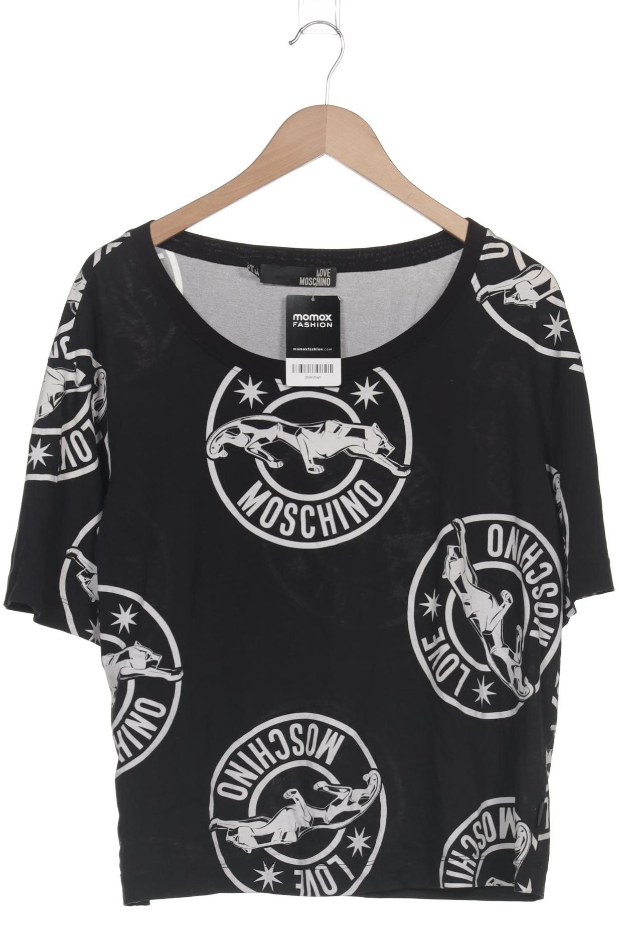 

Love Moschino Damen T-Shirt, schwarz, Gr. 40