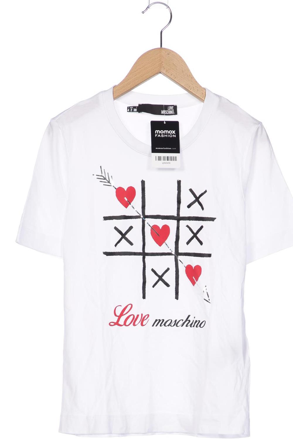 

Love Moschino Damen T-Shirt, weiß, Gr. 32