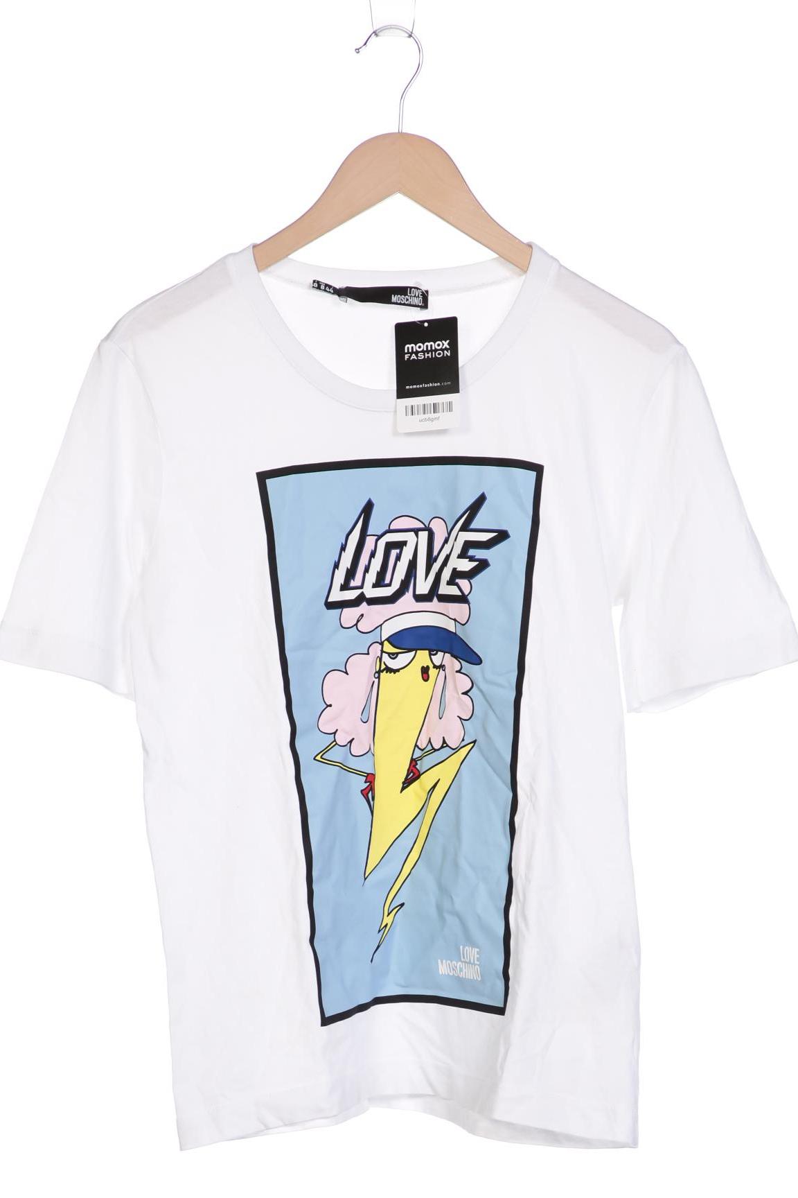 

LOVE MOSCHINO Damen T-Shirt, weiß