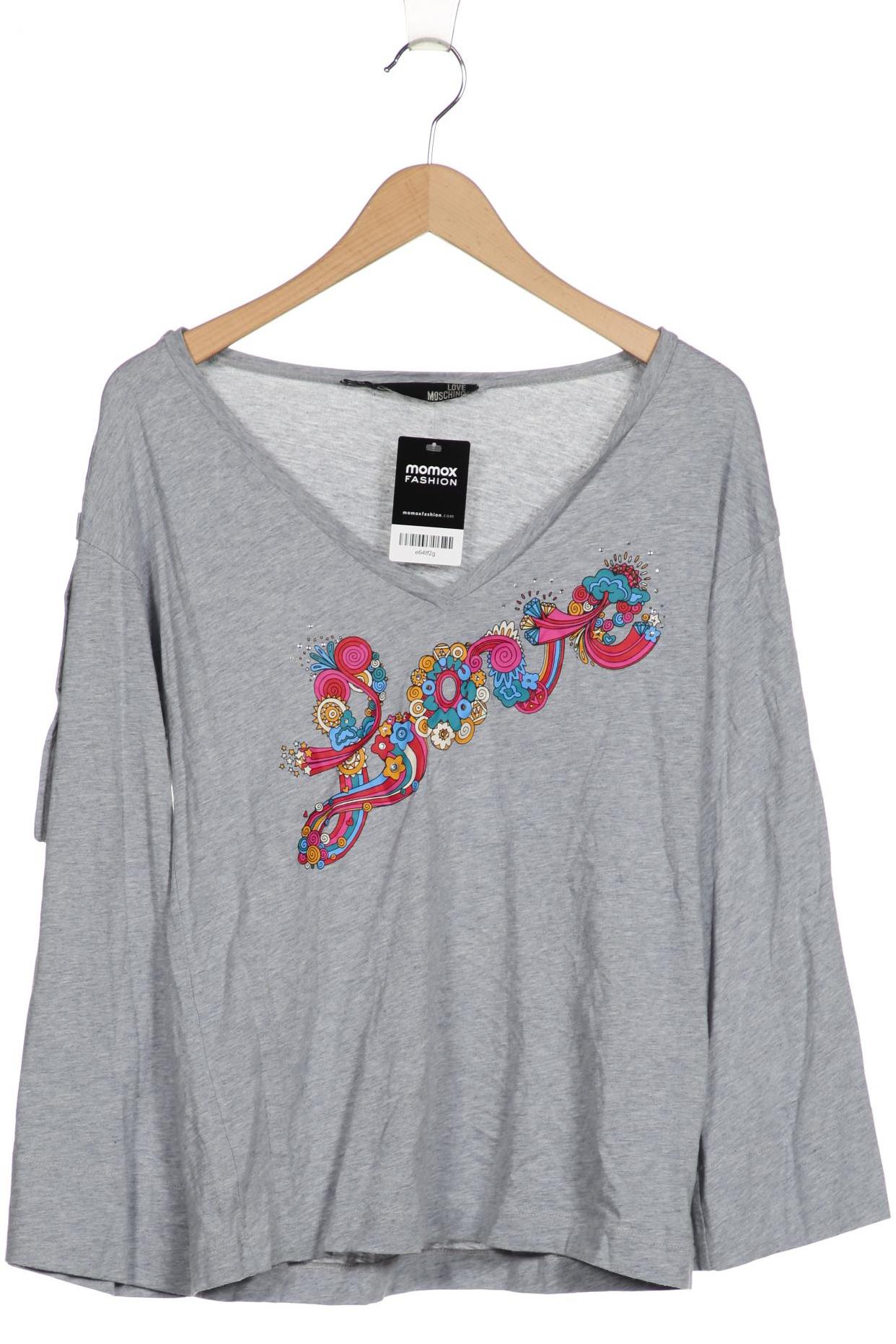 

LOVE MOSCHINO Damen Langarmshirt, grau