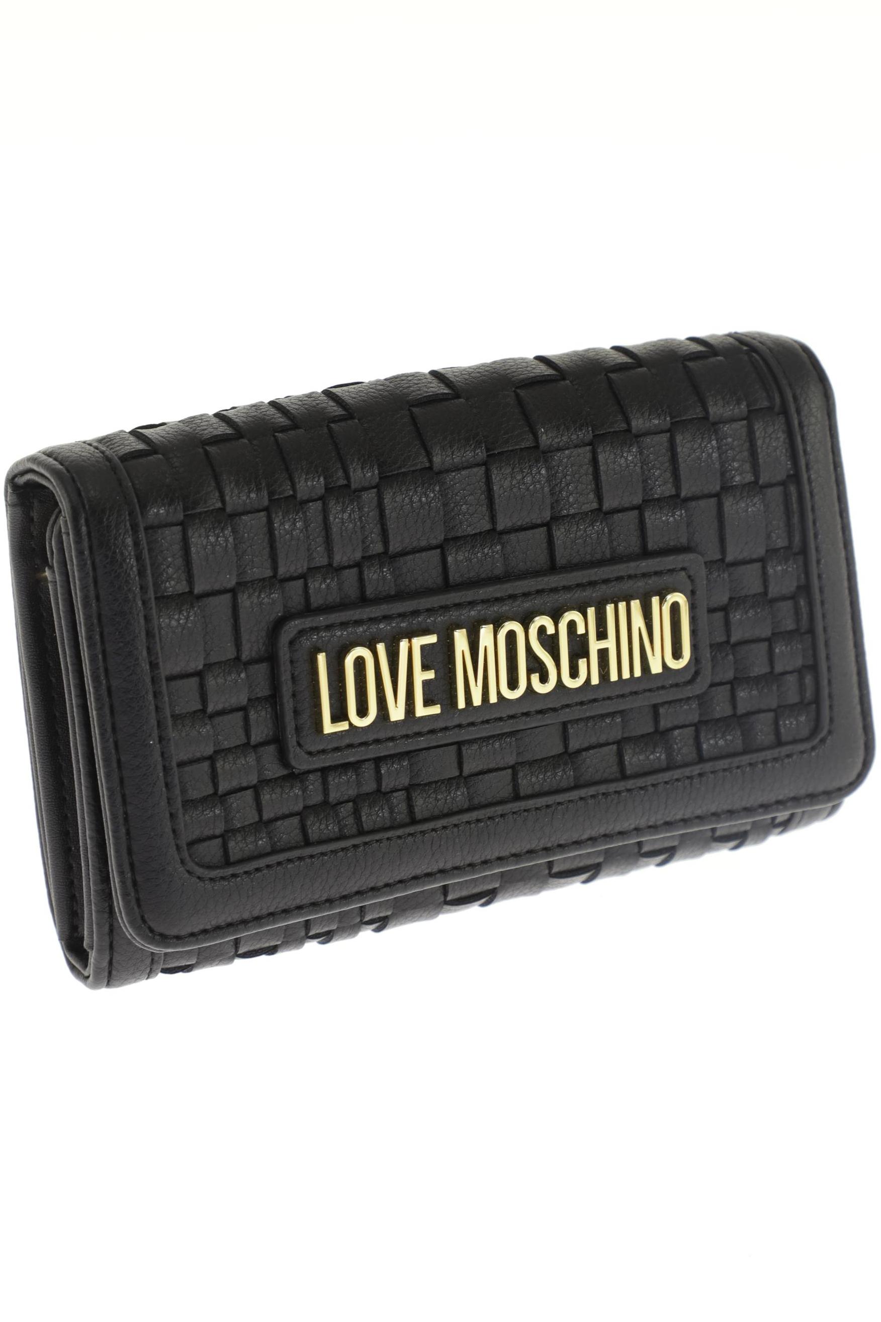 

Love Moschino Damen Portemonnaie, schwarz, Gr.