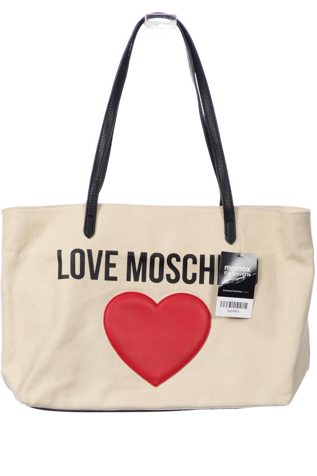 

LOVE MOSCHINO Damen Handtasche, cremeweiß