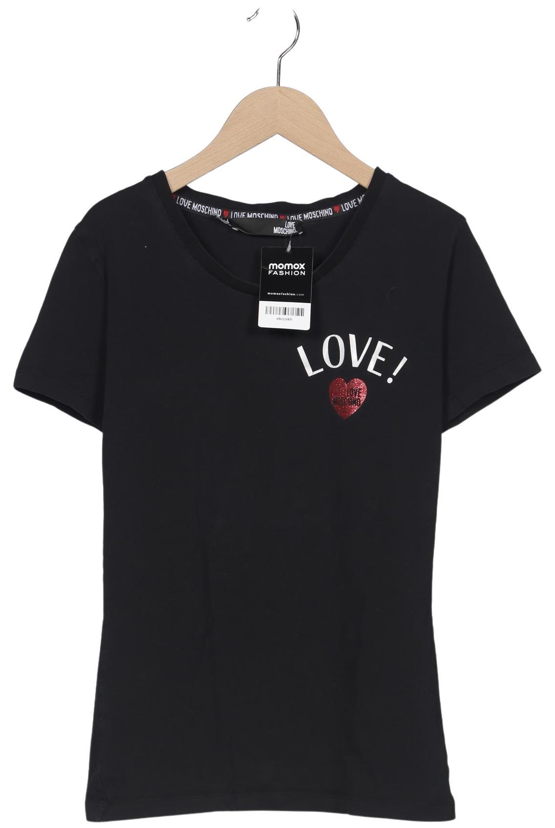 

Love Moschino Damen T-Shirt, schwarz, Gr. 40