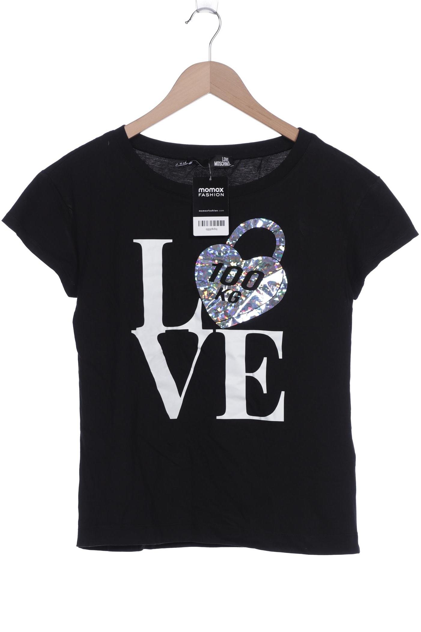 

Love Moschino Damen T-Shirt, schwarz, Gr. 38