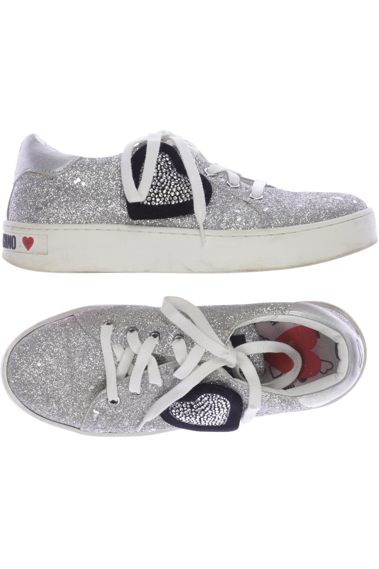 

LOVE MOSCHINO Damen Sneakers, silber