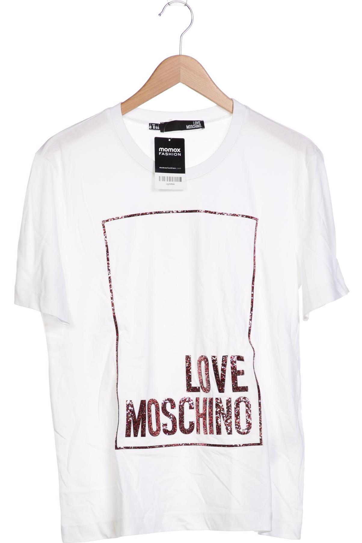 

Love Moschino Damen T-Shirt, weiß, Gr. 40