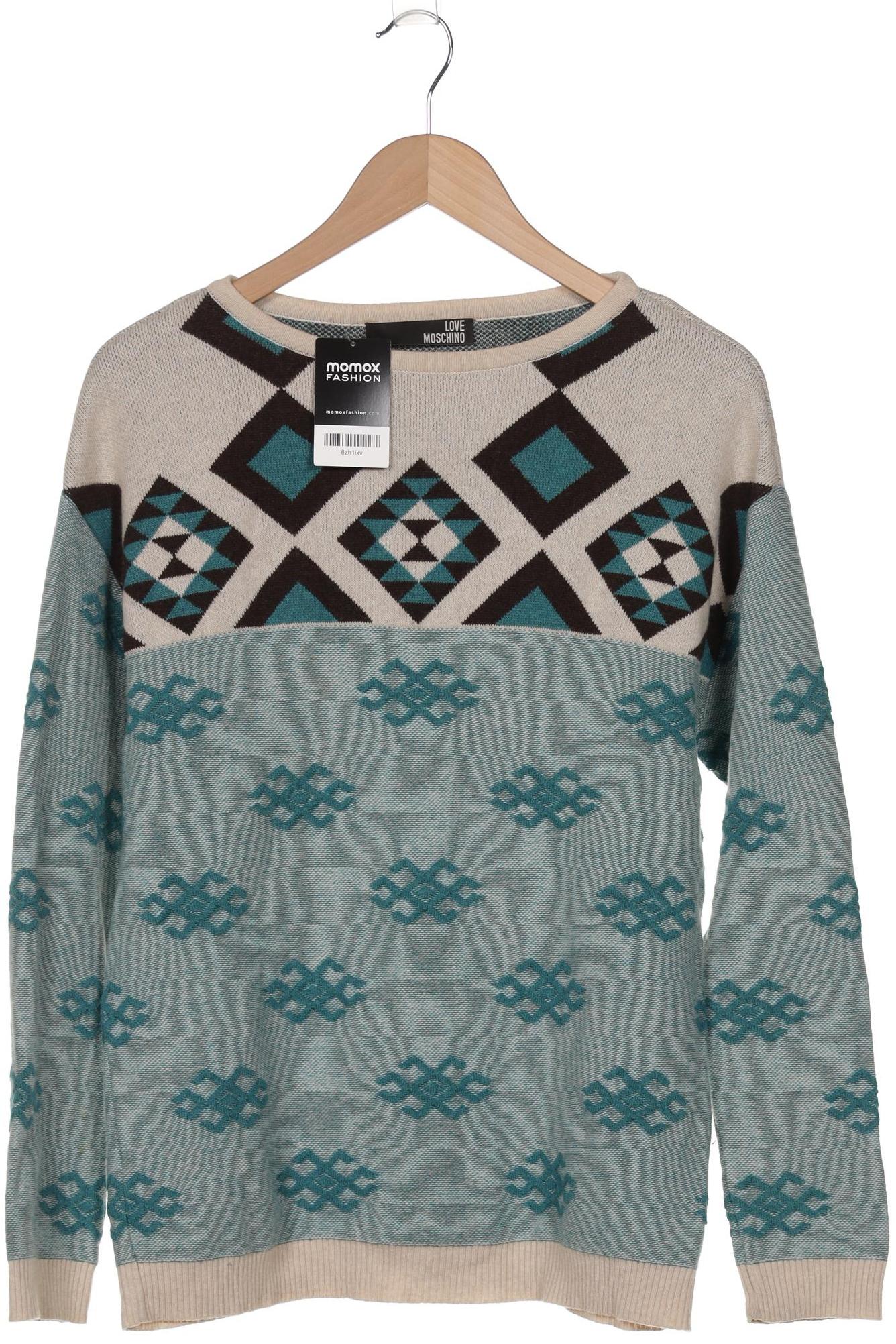 

Love Moschino Damen Pullover, blau, Gr. 40