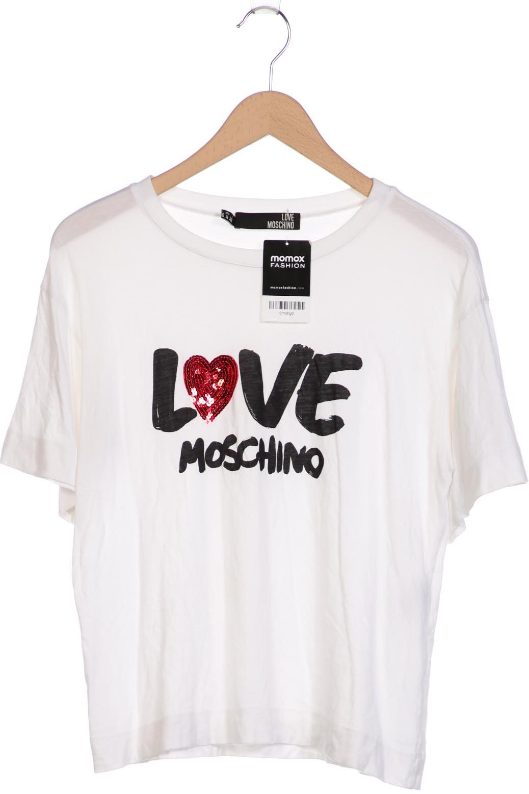 

Love Moschino Damen T-Shirt, weiß, Gr. 36