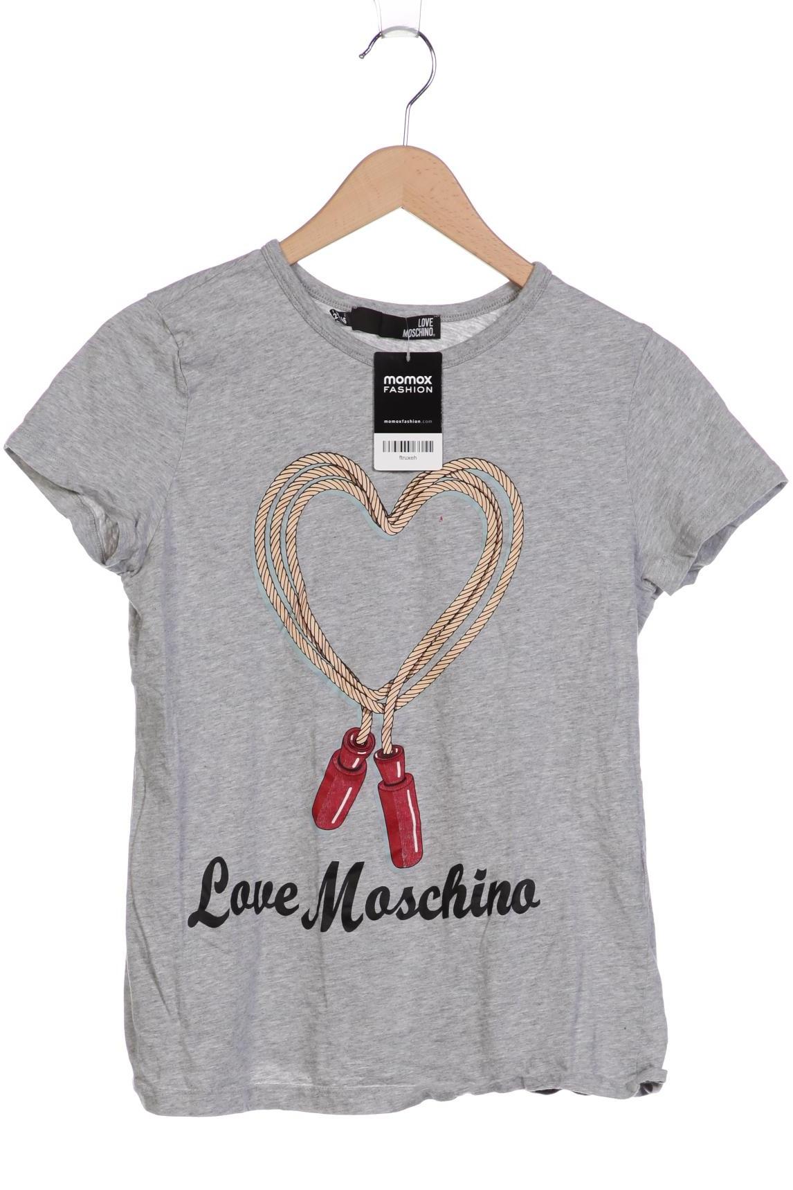 

Love Moschino Damen T-Shirt, grau, Gr. 42