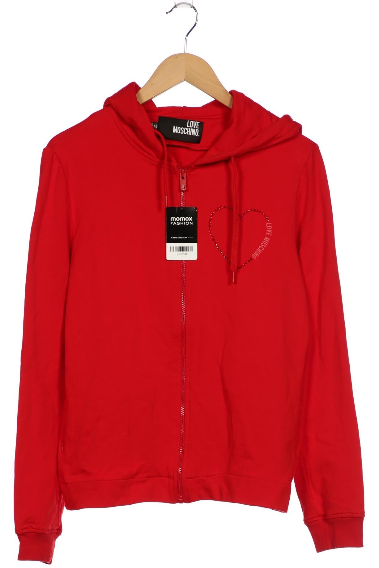 

Love Moschino Damen Kapuzenpullover, rot, Gr. 42
