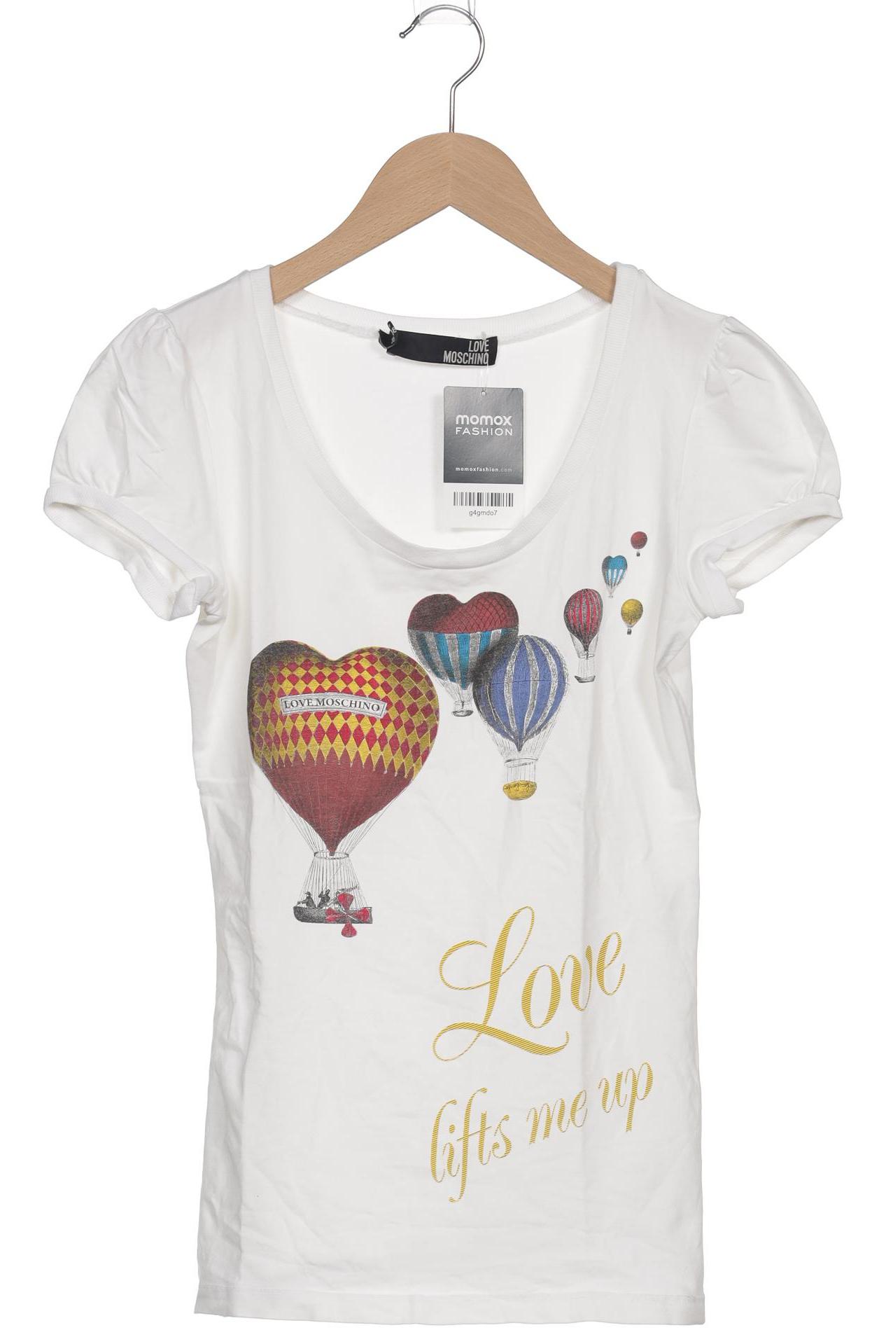 

Love Moschino Damen T-Shirt, weiß, Gr. 38