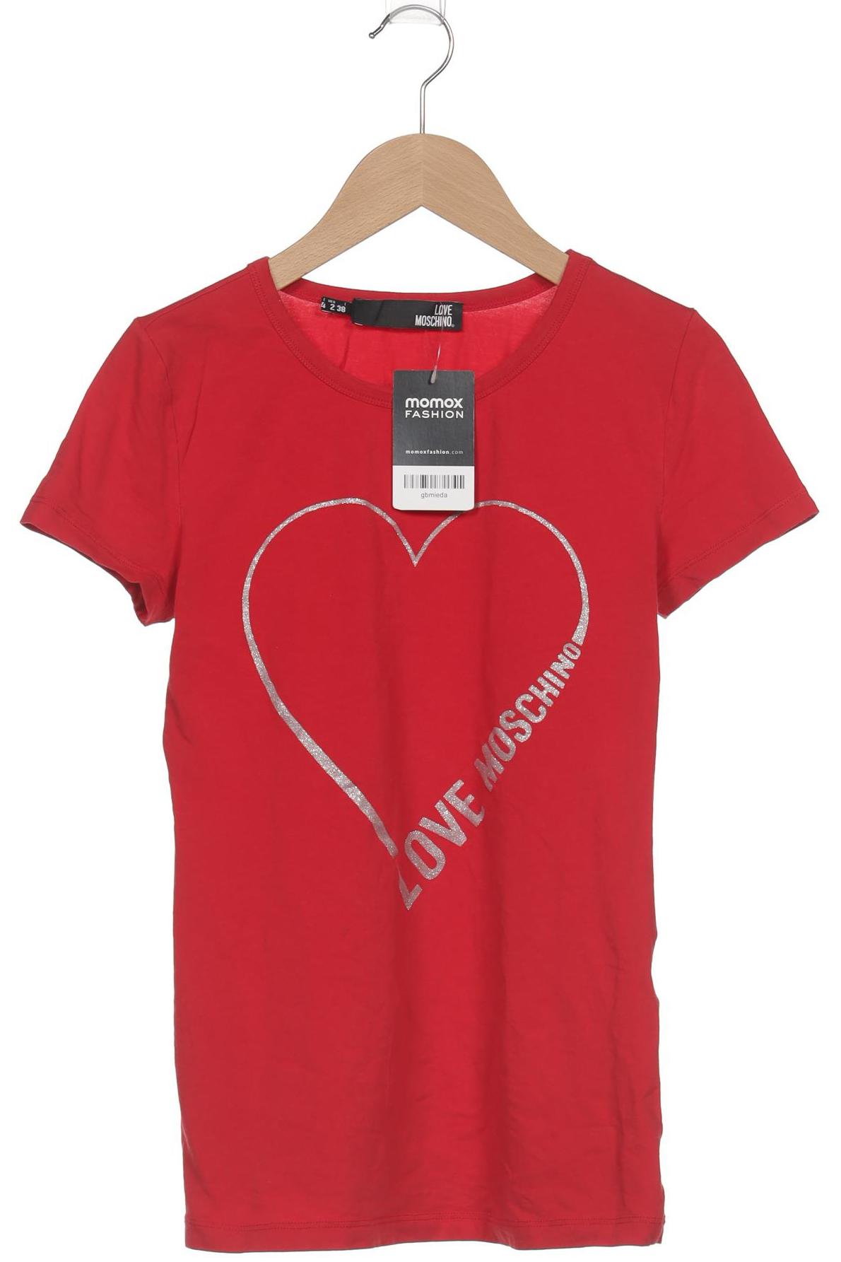 

Love Moschino Damen T-Shirt, rot, Gr. 34