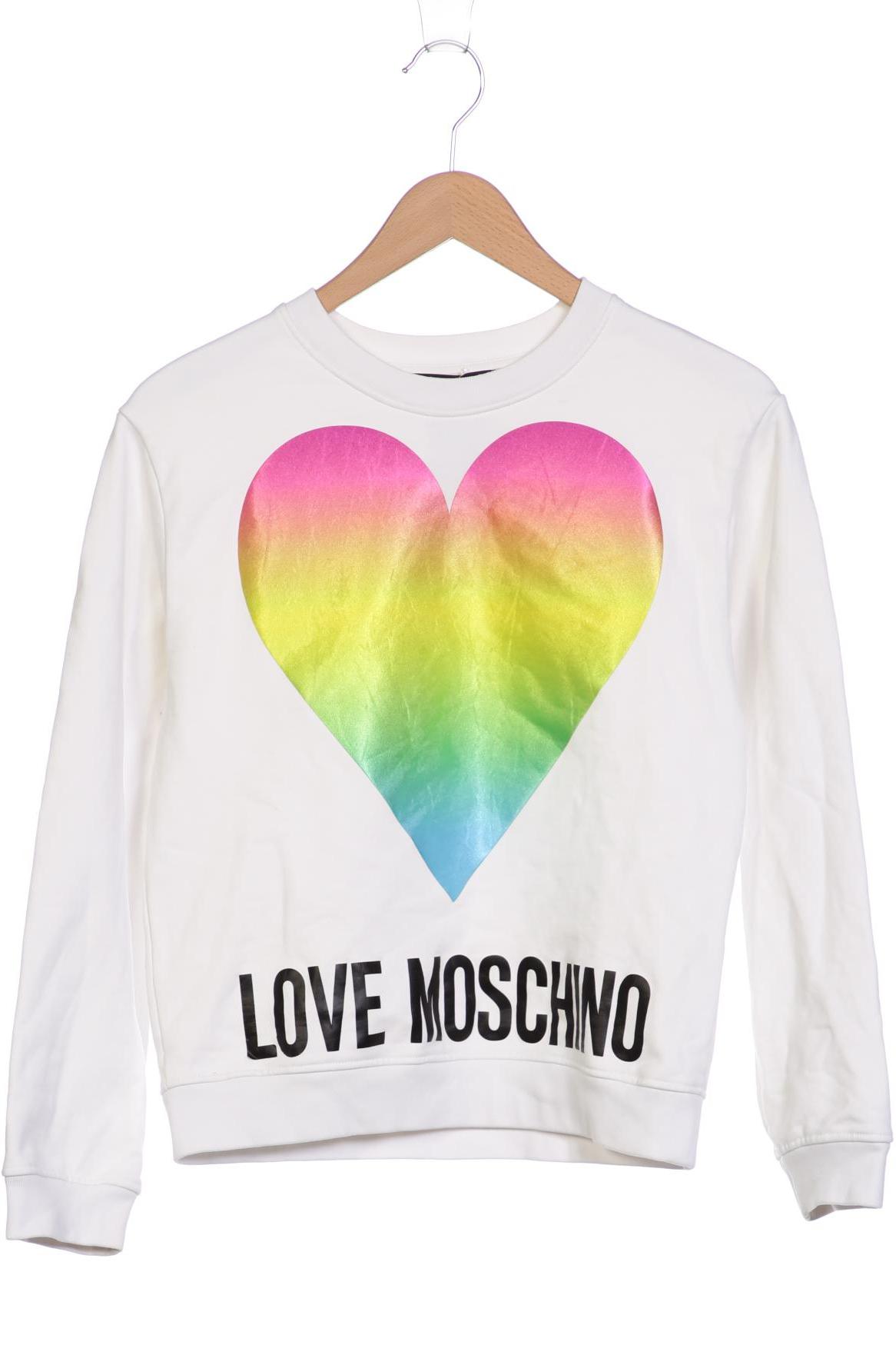 

LOVE MOSCHINO Damen Sweatshirt, weiß