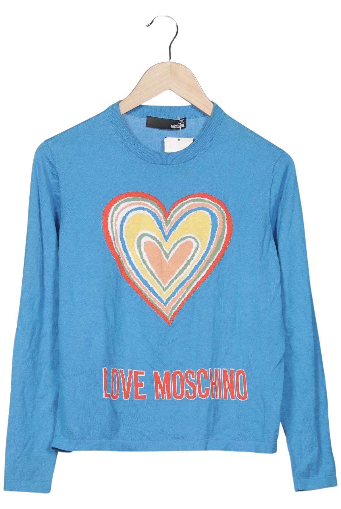 

Love Moschino Damen Pullover, hellblau, Gr. 34