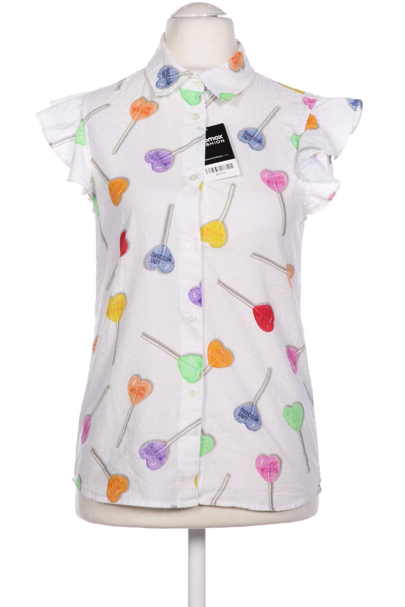 

Love Moschino Damen Bluse, weiß, Gr. 36