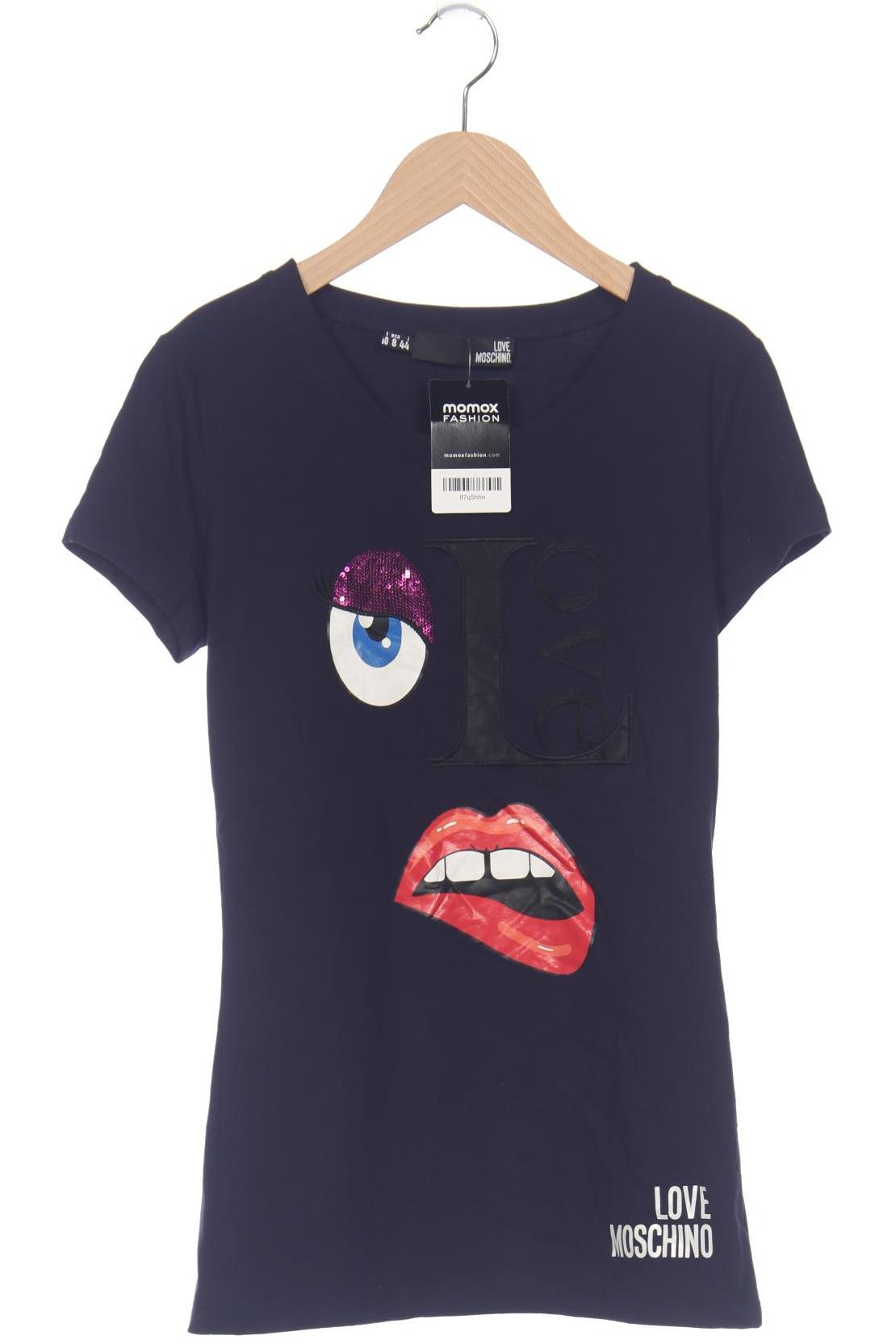 

Love Moschino Damen T-Shirt, marineblau, Gr. 40