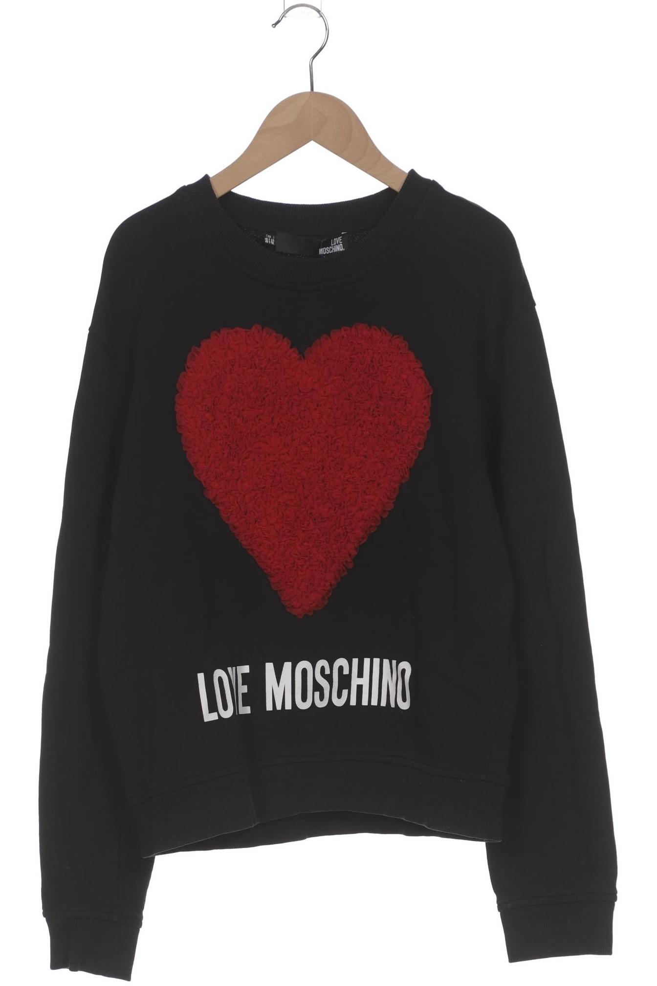 

Love Moschino Damen Sweatshirt, schwarz, Gr. 38