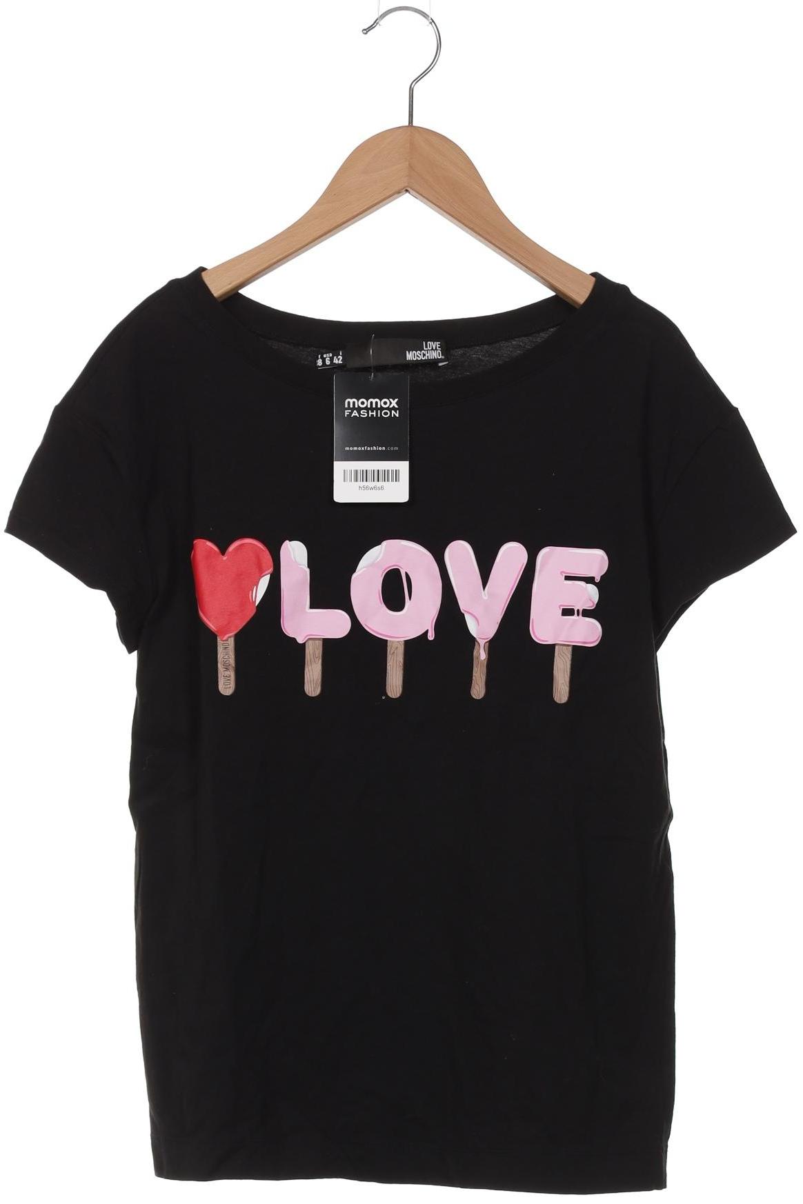 

Love Moschino Damen T-Shirt, schwarz, Gr. 38