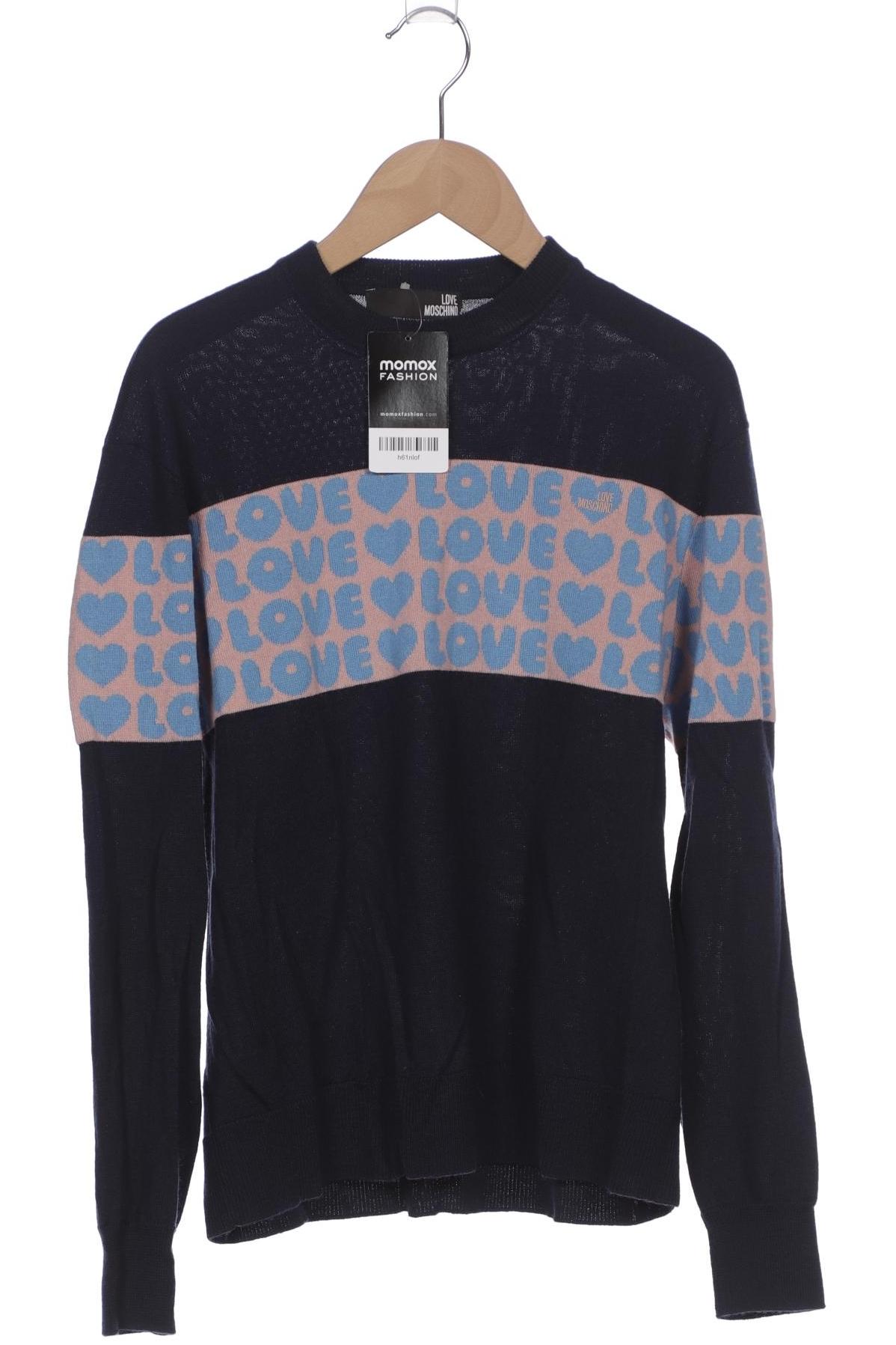 

Love Moschino Damen Pullover, marineblau, Gr. 36